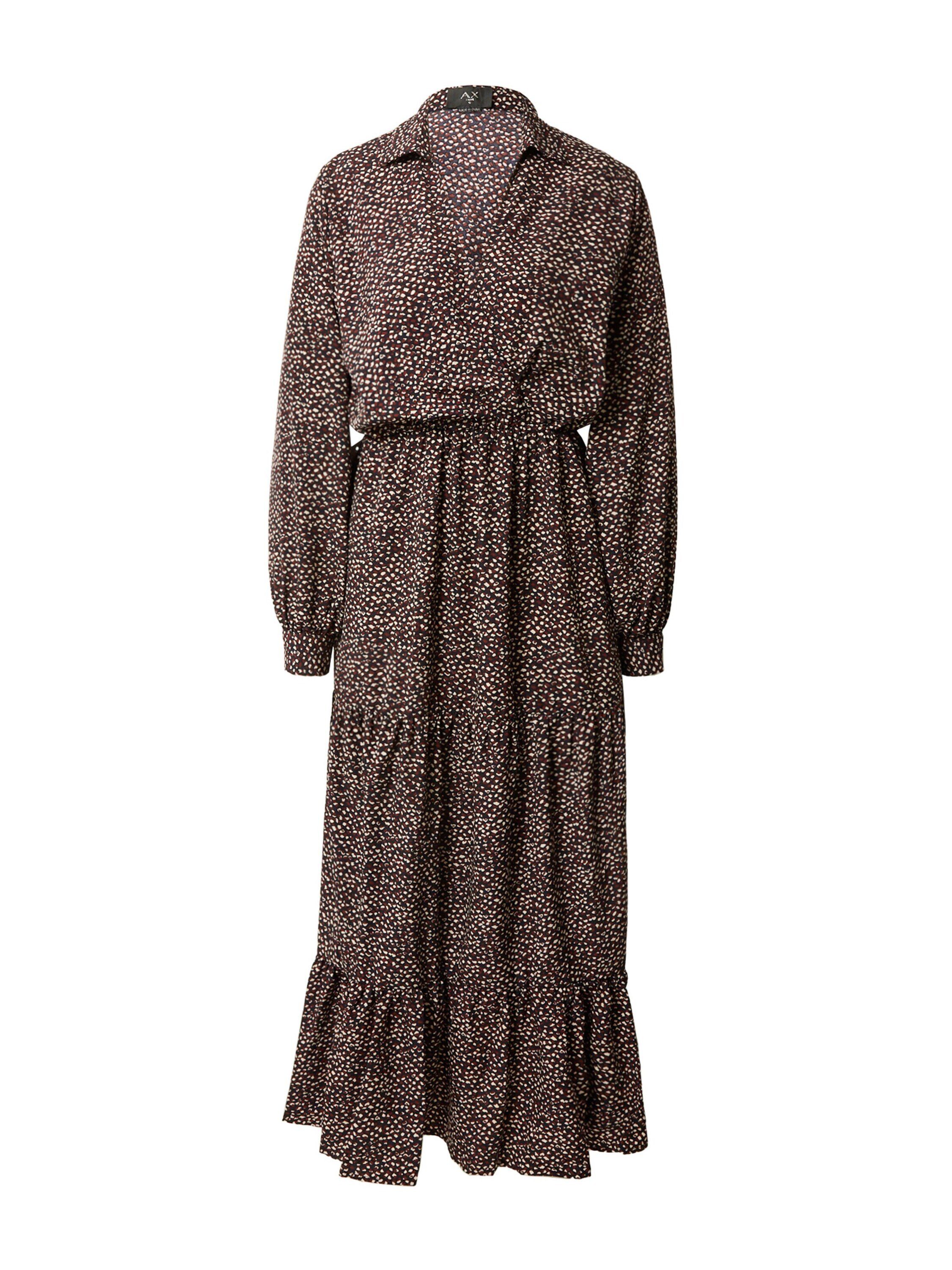 AX Paris Midikleid (1-tlg) Drapiert/gerafft