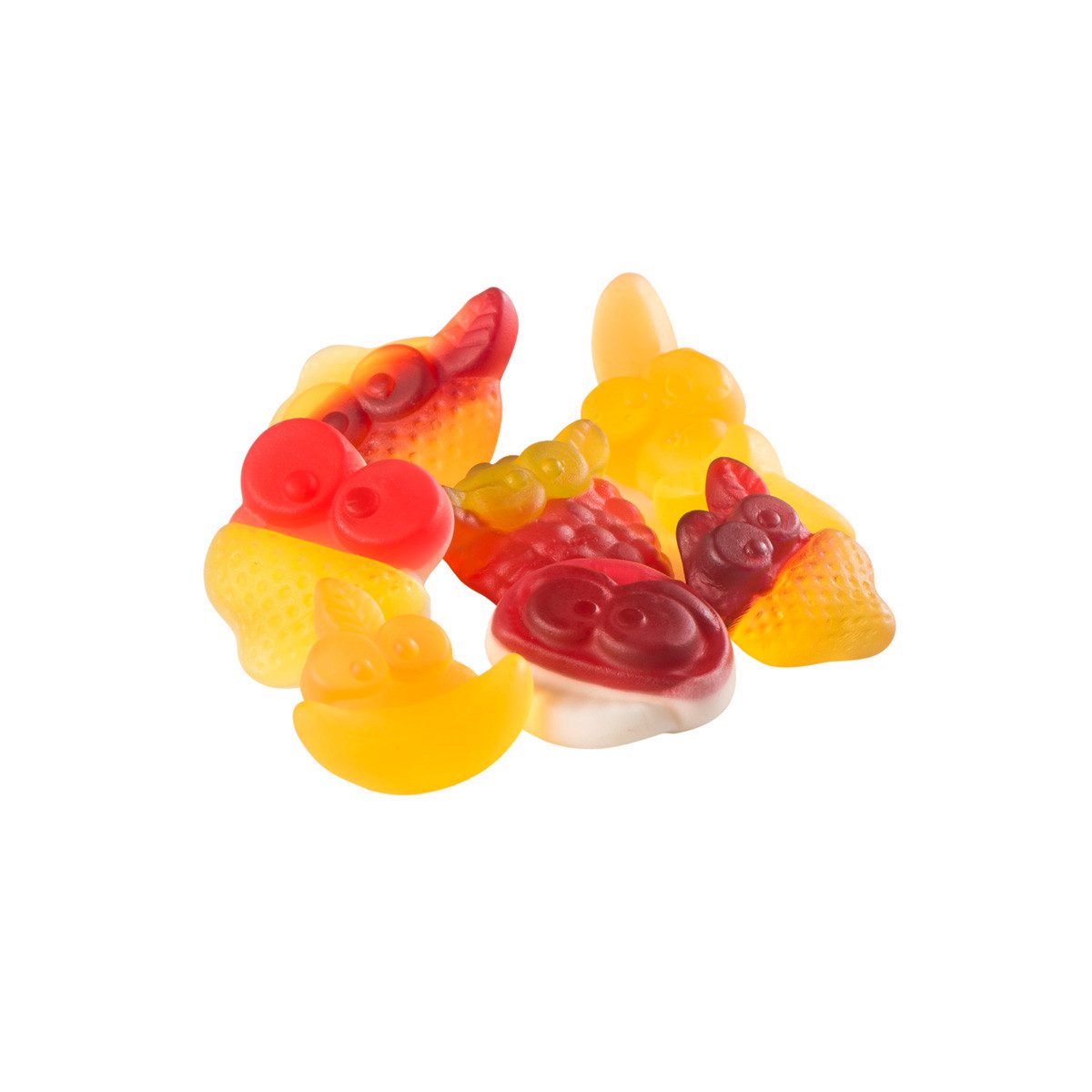 NIMM2 Süßigkeit, Lachgummi Heroes Fruchtgummi mit Fruchtsaft 225g