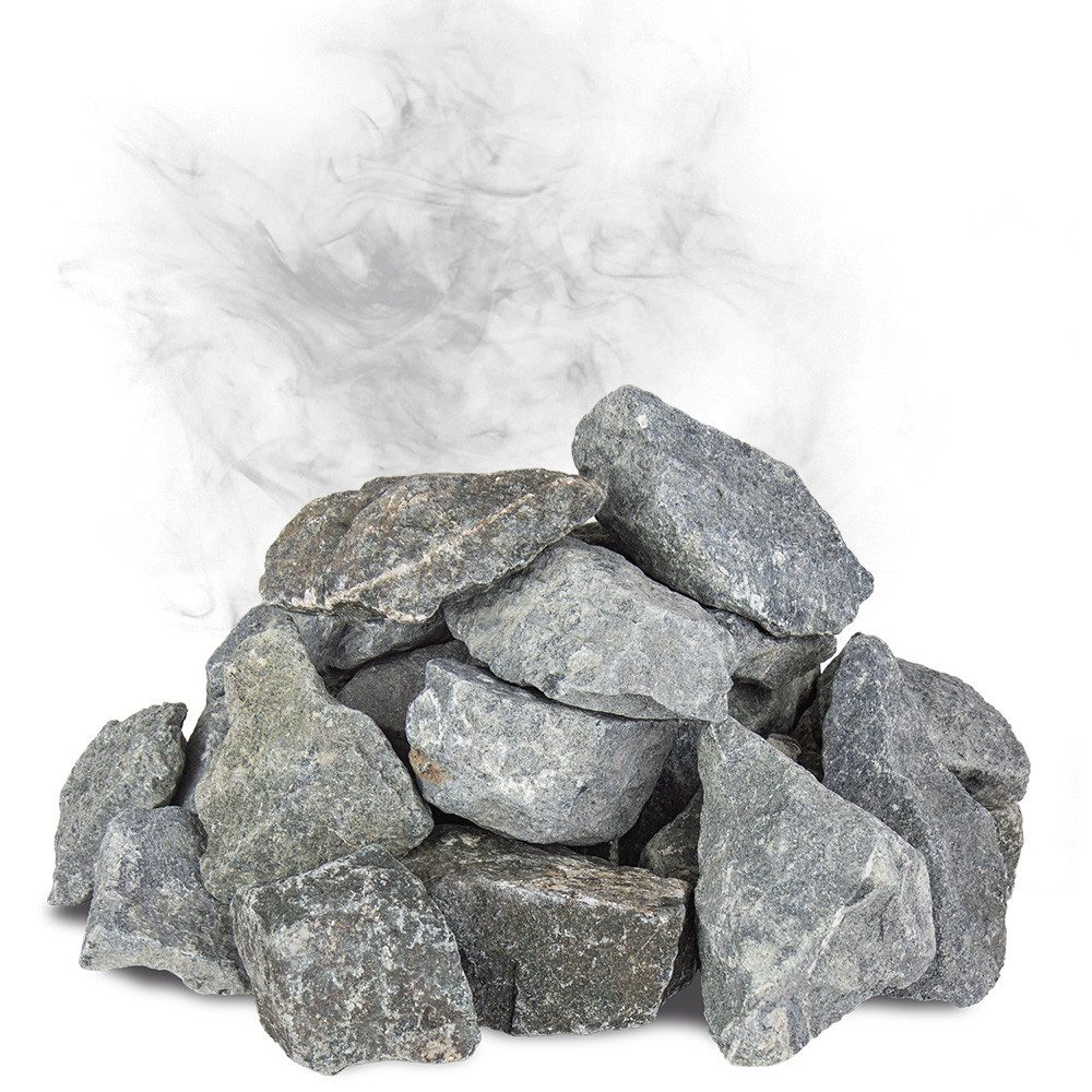 Flameup Saunasteine Saunasteine 20 kg 50 - 80 mm Aufgusssteine Saunaofen Saunazubehör