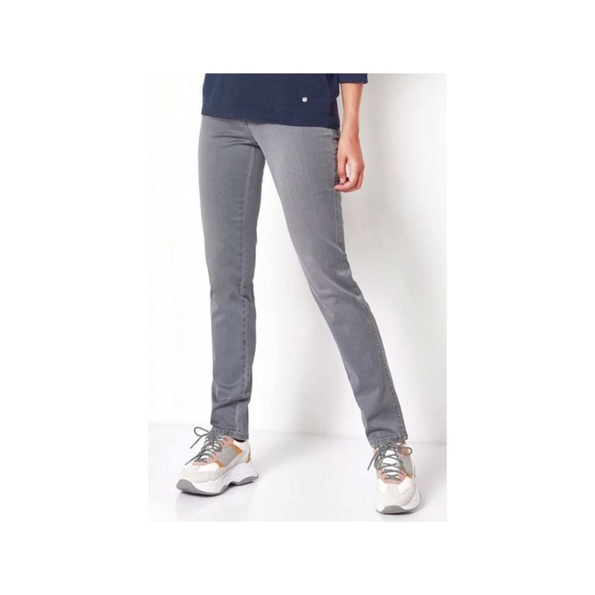 mittel-grau TONI (1-tlg) 5-Pocket-Jeans