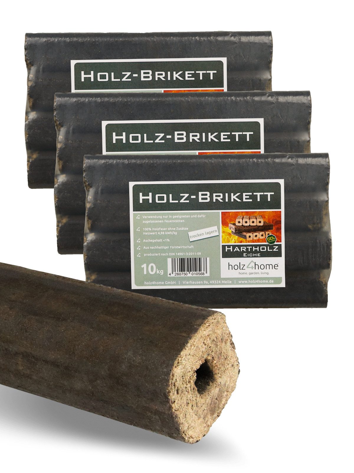 holz4home® Holzbriketts Pini Kay Eichenbriketts I 100% ohne Zusätze I Brike günstig online kaufen