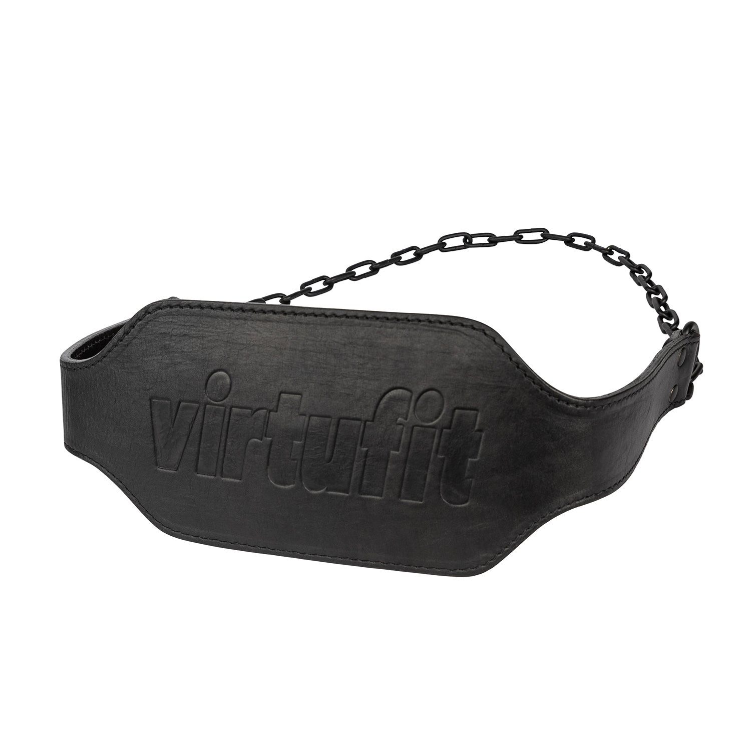 VirtuFit Dip-Gürtel VirtuFit Leren Dip Belt Pro aus Leder, Kette 105 cm, bis 100 kg