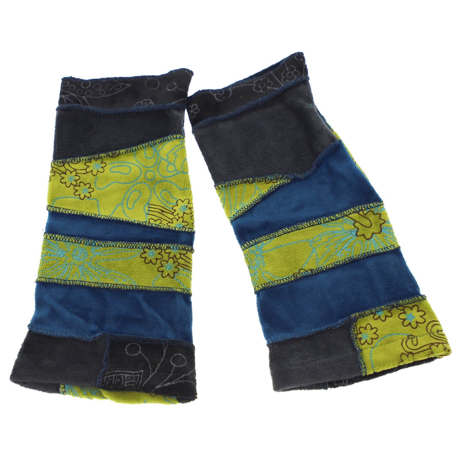 KUNST UND MAGIE Armstulpen Kunst& Magie Damen Samt Armstulpen Stulpen Handw günstig online kaufen