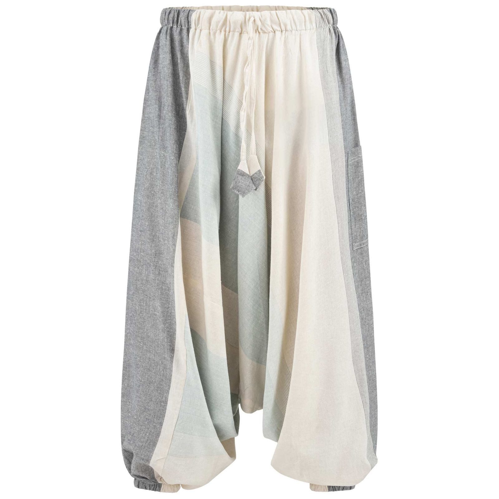 KUNST UND MAGIE Haremshose Unisex Haremshose onesize Bunt Hippie Goa Boho Baggy Pluder-Hose – Bild 5 von 5