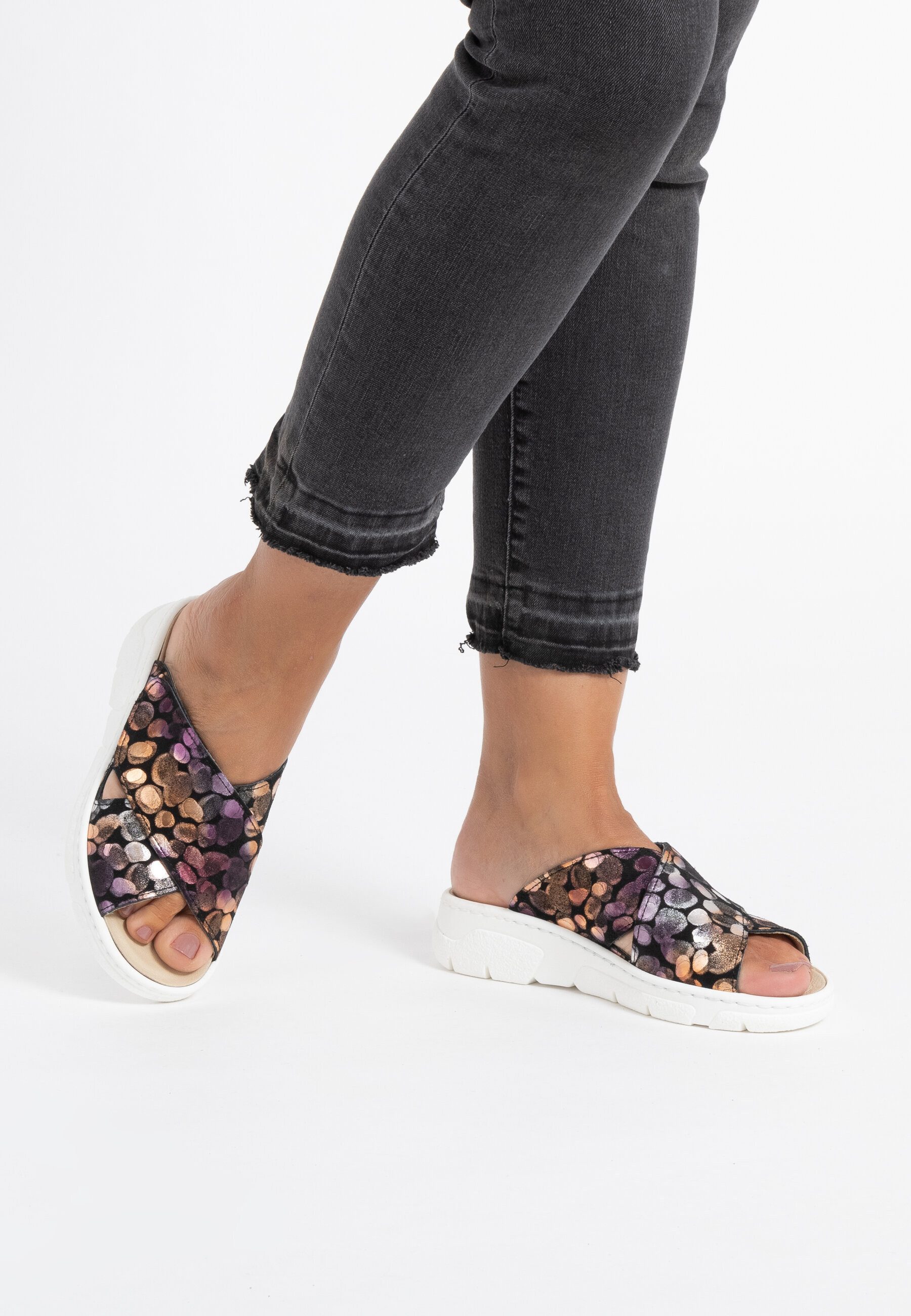 vitaform Damenschuhe Pantolette Veloursleder Pantolette