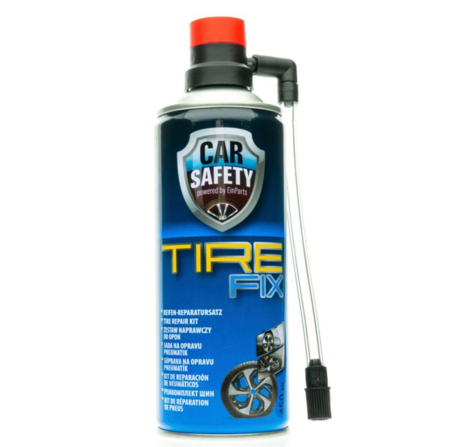 Reifen-Reparaturset Reifendichtmittel Pannenhilfe Auto Bike Pannen Spray 450ml
