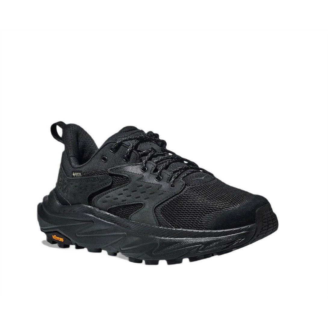 Hoka One One Wanderschuhe Anacapa 2 Low GTX (Nubukleder, wasserdicht) schwarz Laufschuh