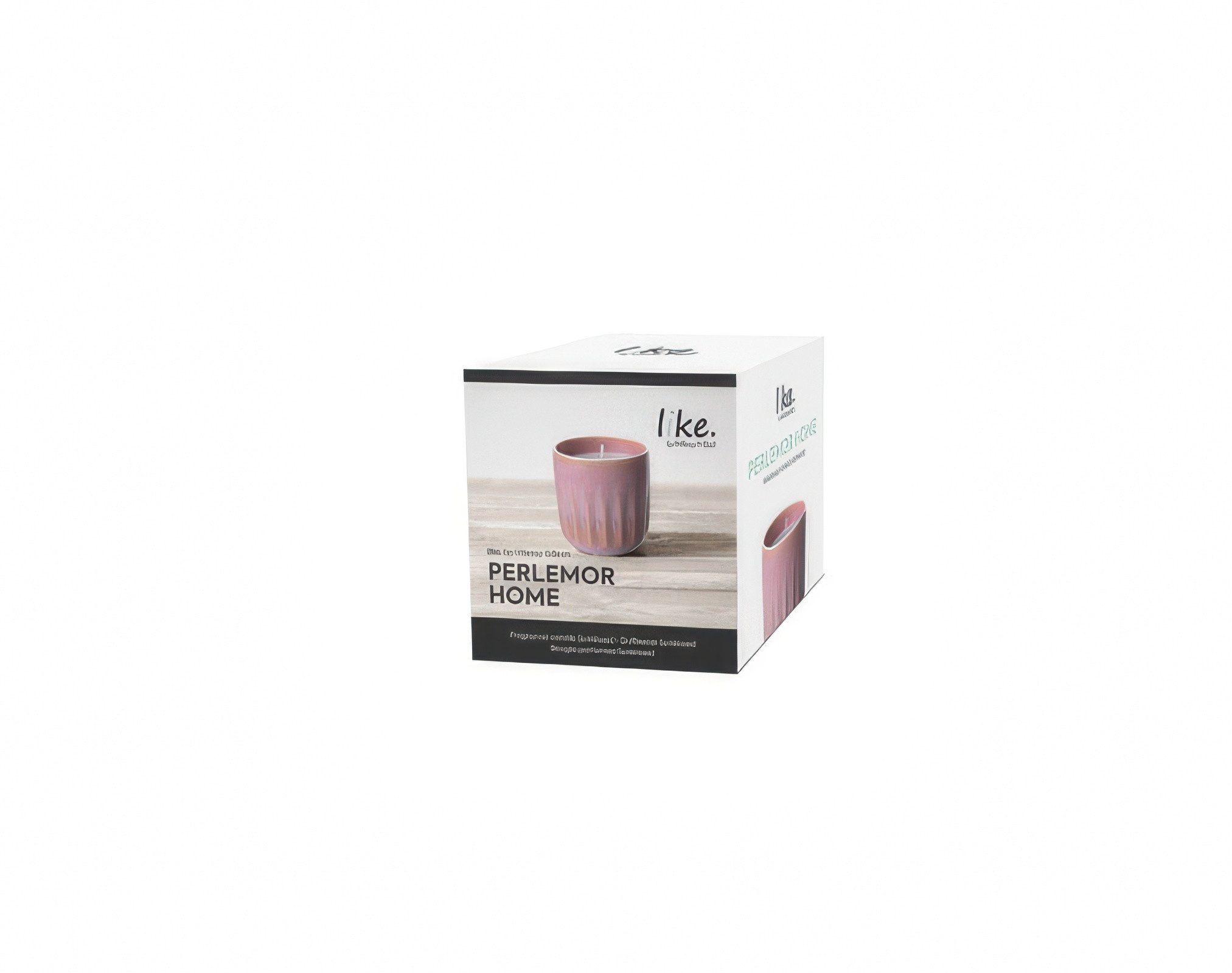 Villeroy & Boch Duftkerze Perlemor Home, Farbe: Koralle, Höhe: 9cm