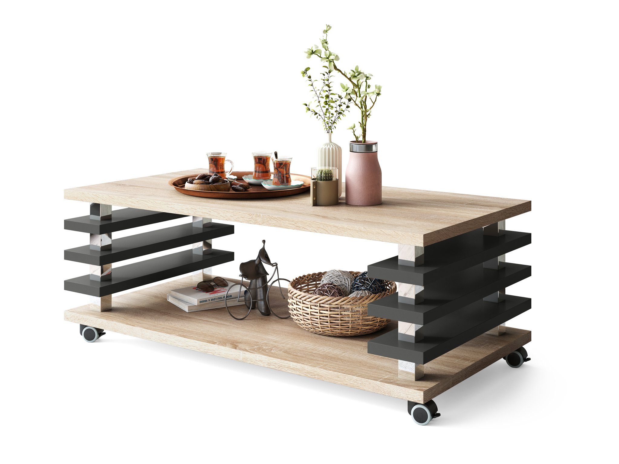 designimpex Couchtisch DC-3 Design Wohnzimmertisch Tisch günstig online kaufen