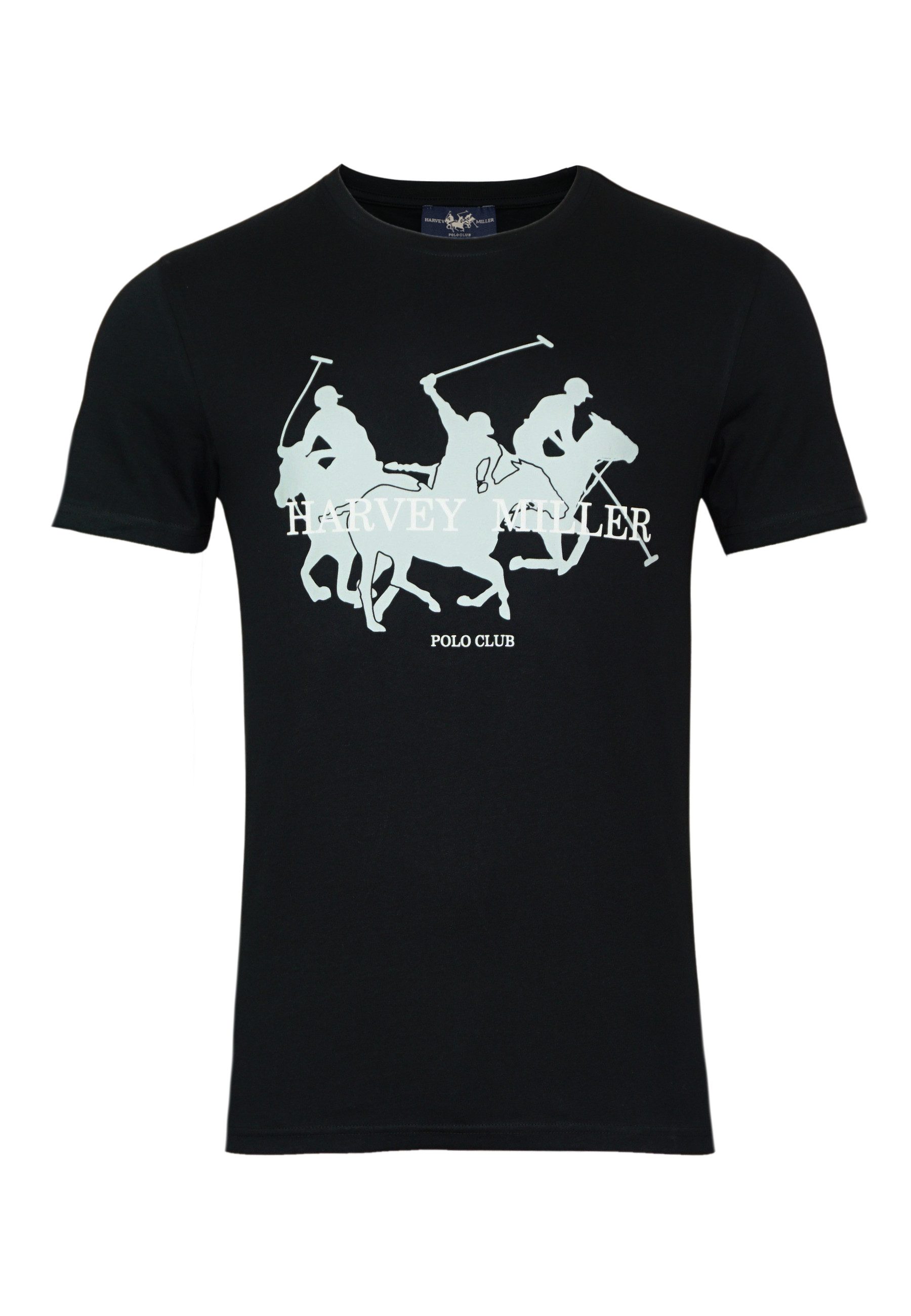 Harvey Miller T-Shirt T-Shirt Kurzarmshirt Horses günstig online kaufen