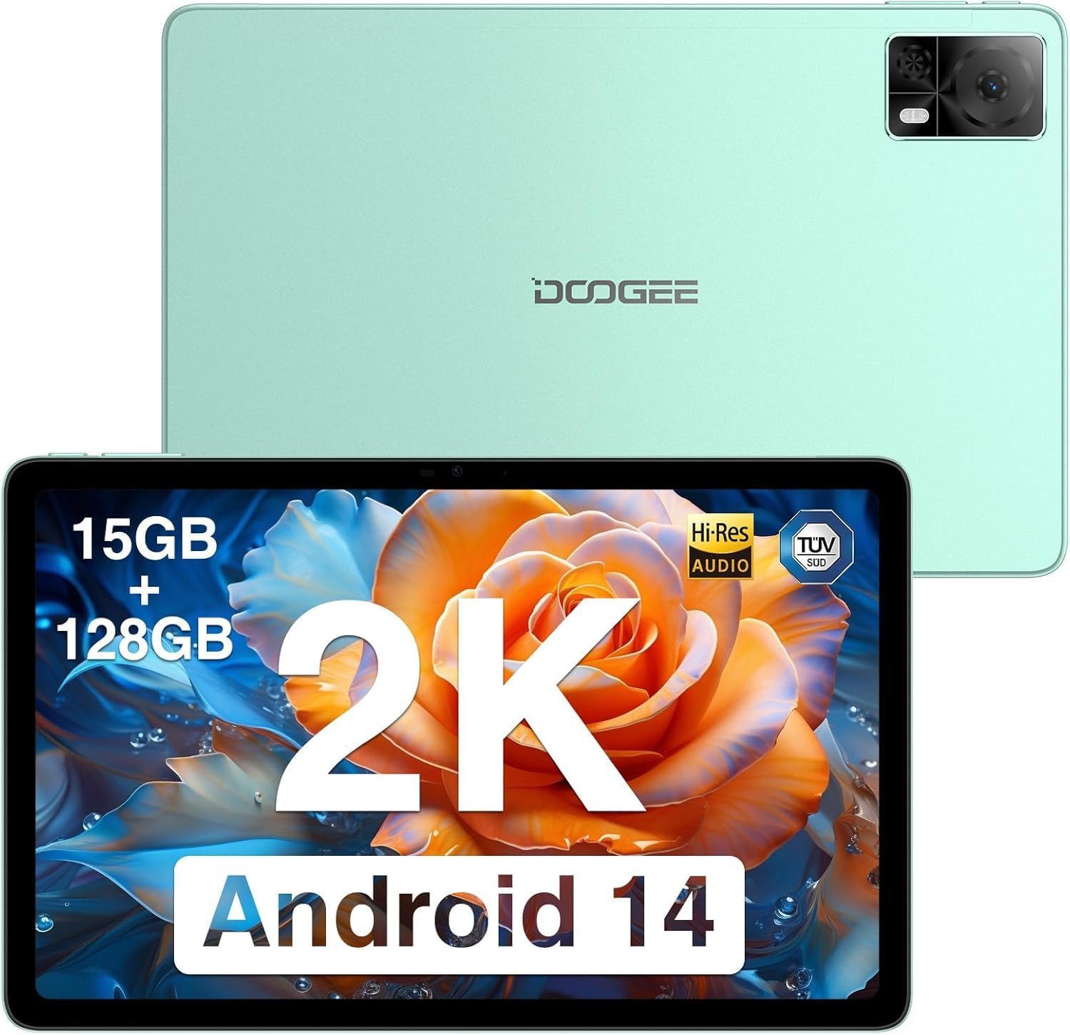 DOOGEE T20S 10.4 Zoll, Android 14 Планшеты PC, 8GB RAM+128GB ROM(1TB TF) Tablet (10.4", 128 GB, Android 14, 4G LTE, 5GWifi/ 3MP+5MP/7500mAh/ GMS/Widevine L1/GPS/BT5.0/OTG)
