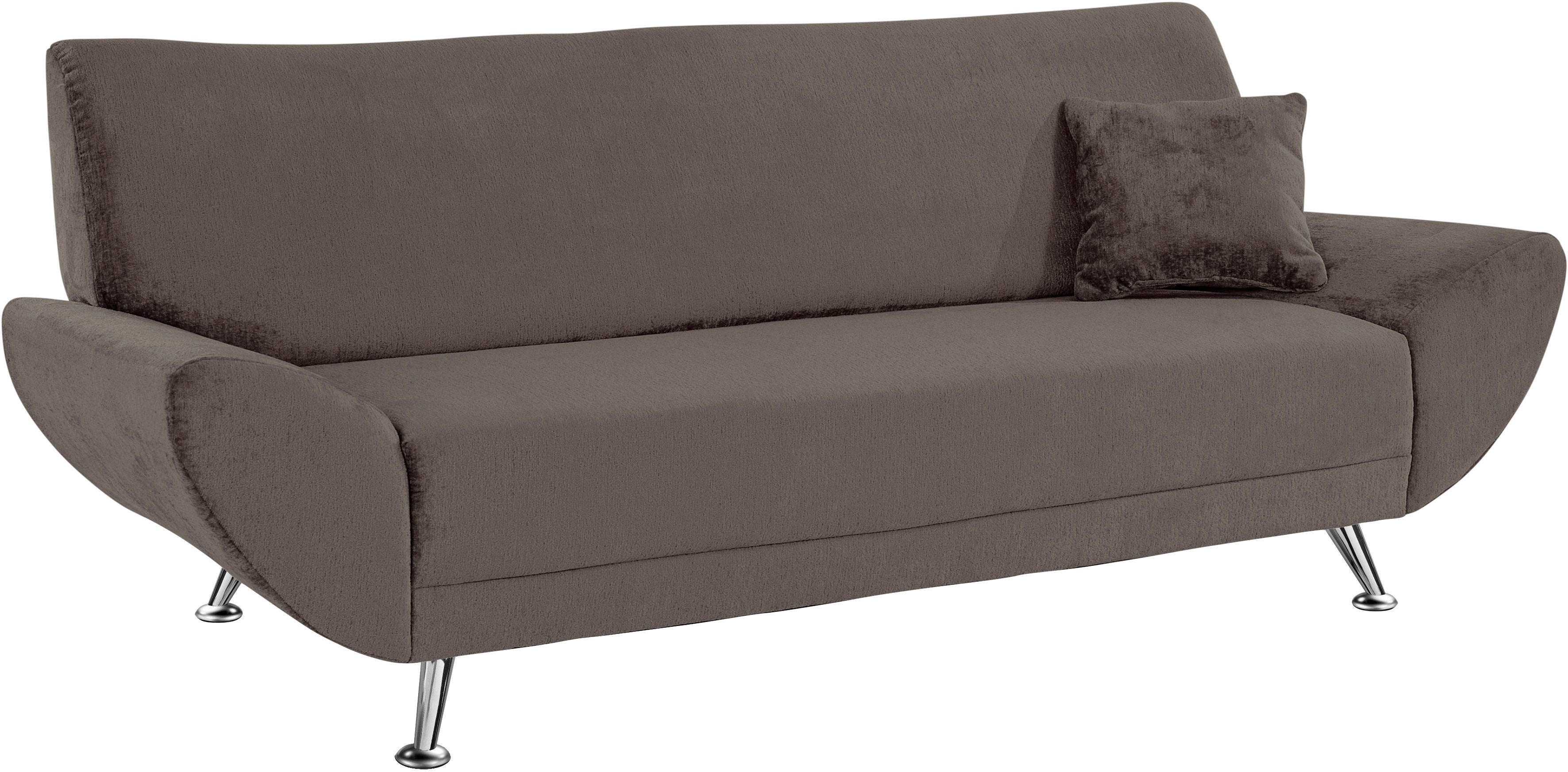 Home affaire 3-Sitzer Saltare elegant & komfortabel, toller Designfuß, bequem, Breite 205cm
