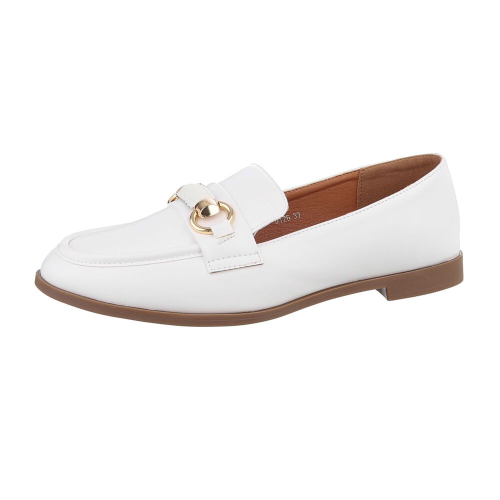 Ital-Design Damen Mokassins Freizeit Slipper (86188254) Blockabsatz Mokassi günstig online kaufen