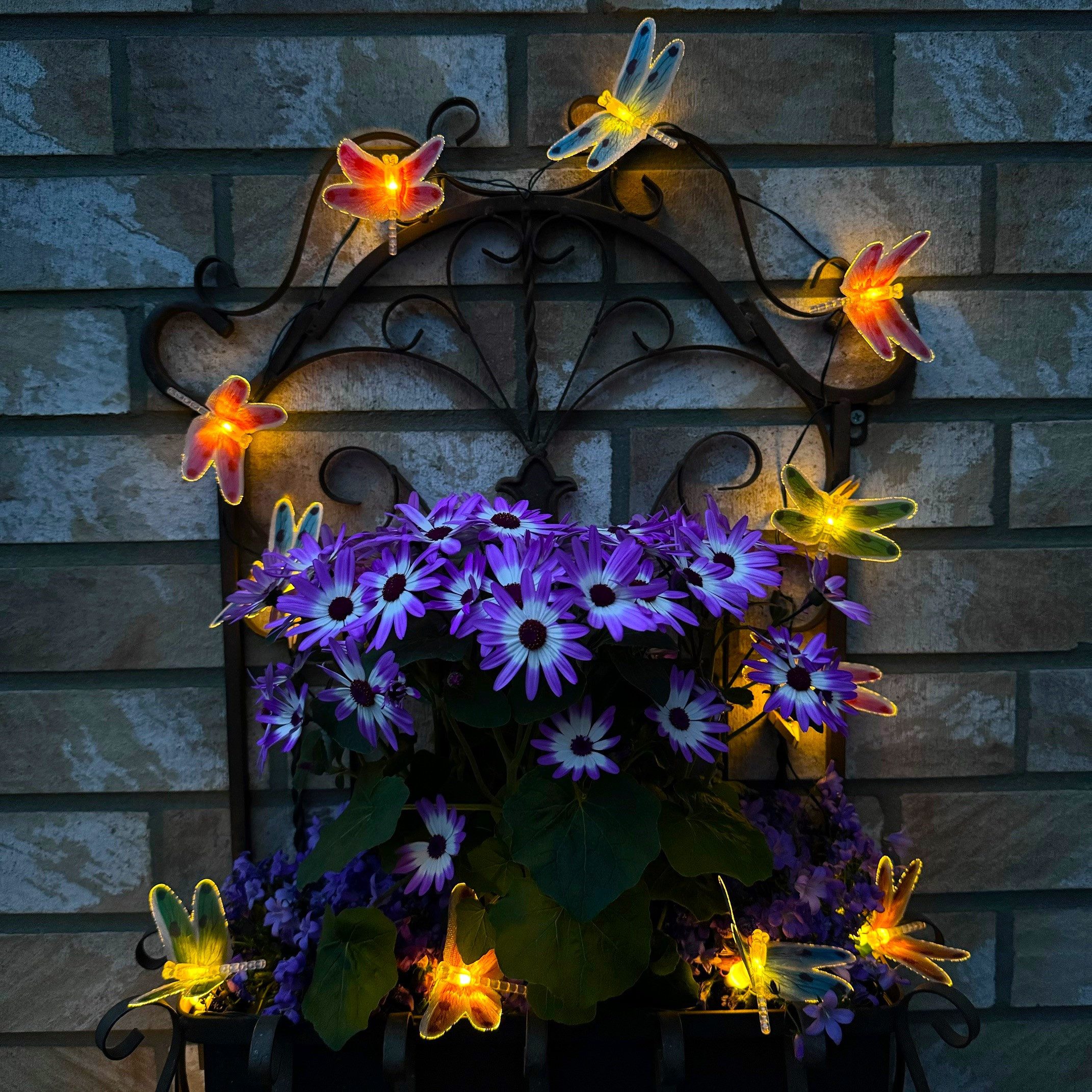 Online-Fuchs LED-Lichterkette Outdoor Solar mit 15 günstig online kaufen