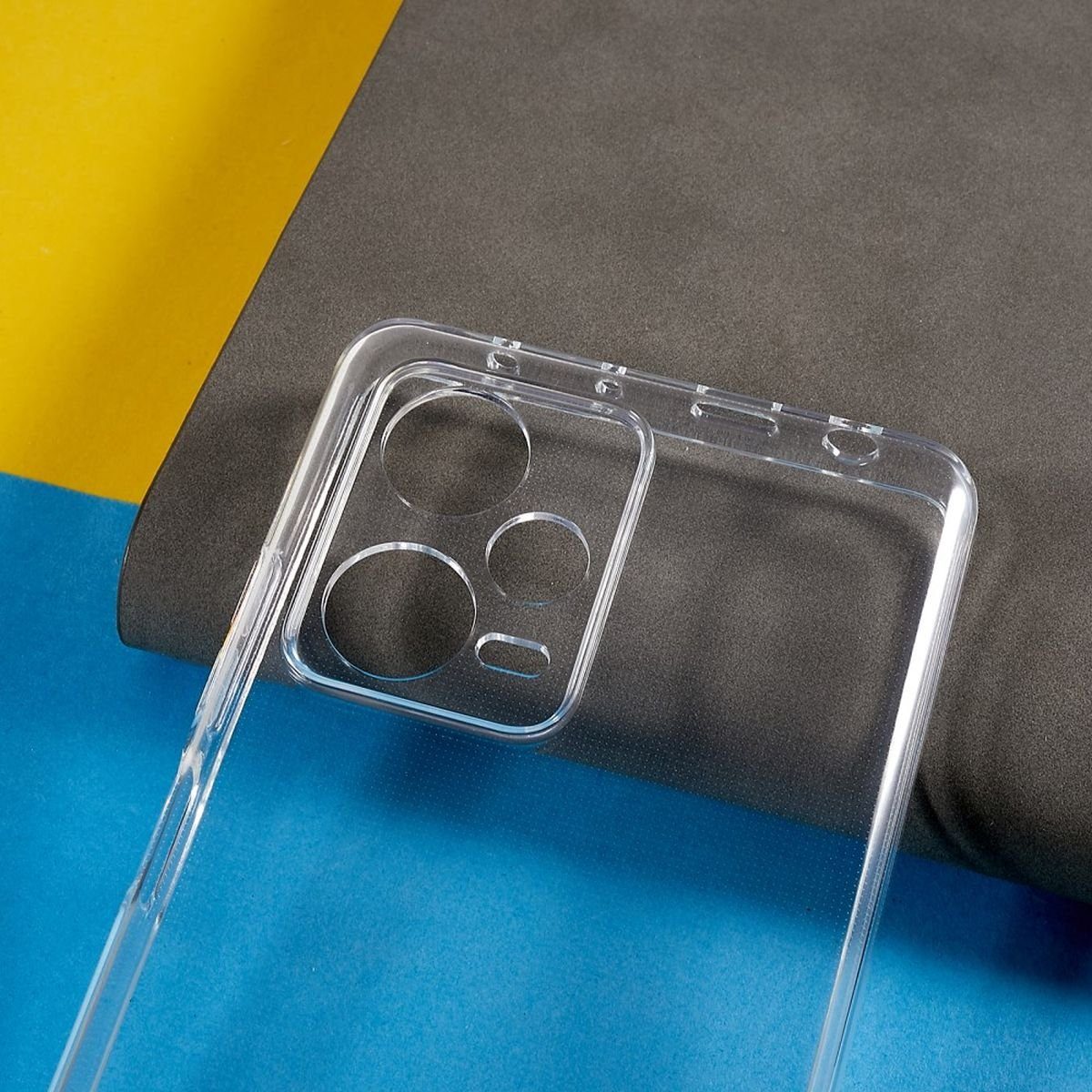 CoverKingz Handyhülle Hülle für Xiaomi Redmi Note 12 Pro 5G Handyhülle Silikon Cover Case 16,94 cm (6,67 Zoll), Handyhülle Schutzhülle Transparent Hybrid Silikonhülle Bumper