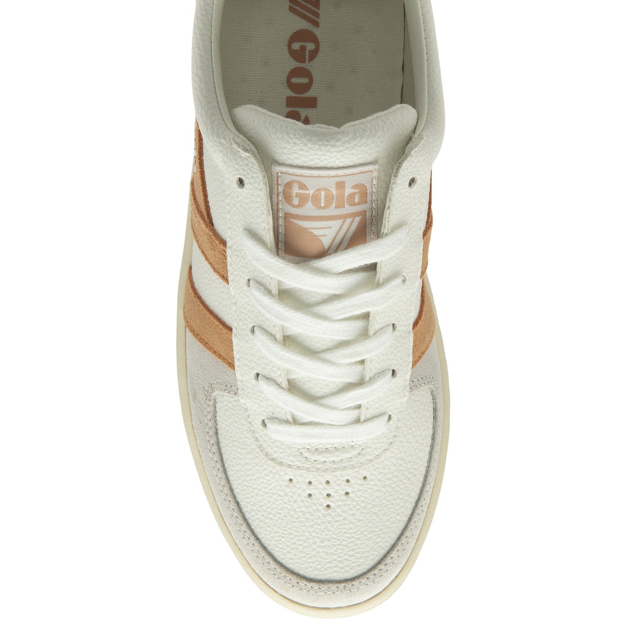 Gola Grandslam Trident weiss/beige/rosa Damen Sneaker