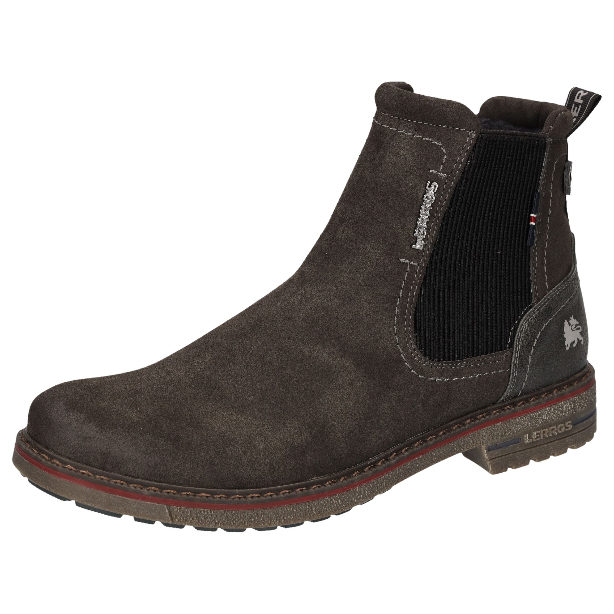 LERROS Chelseaboots Schlupfstiefel, mit Reißverschluss, Winterboots mit Warmfutter