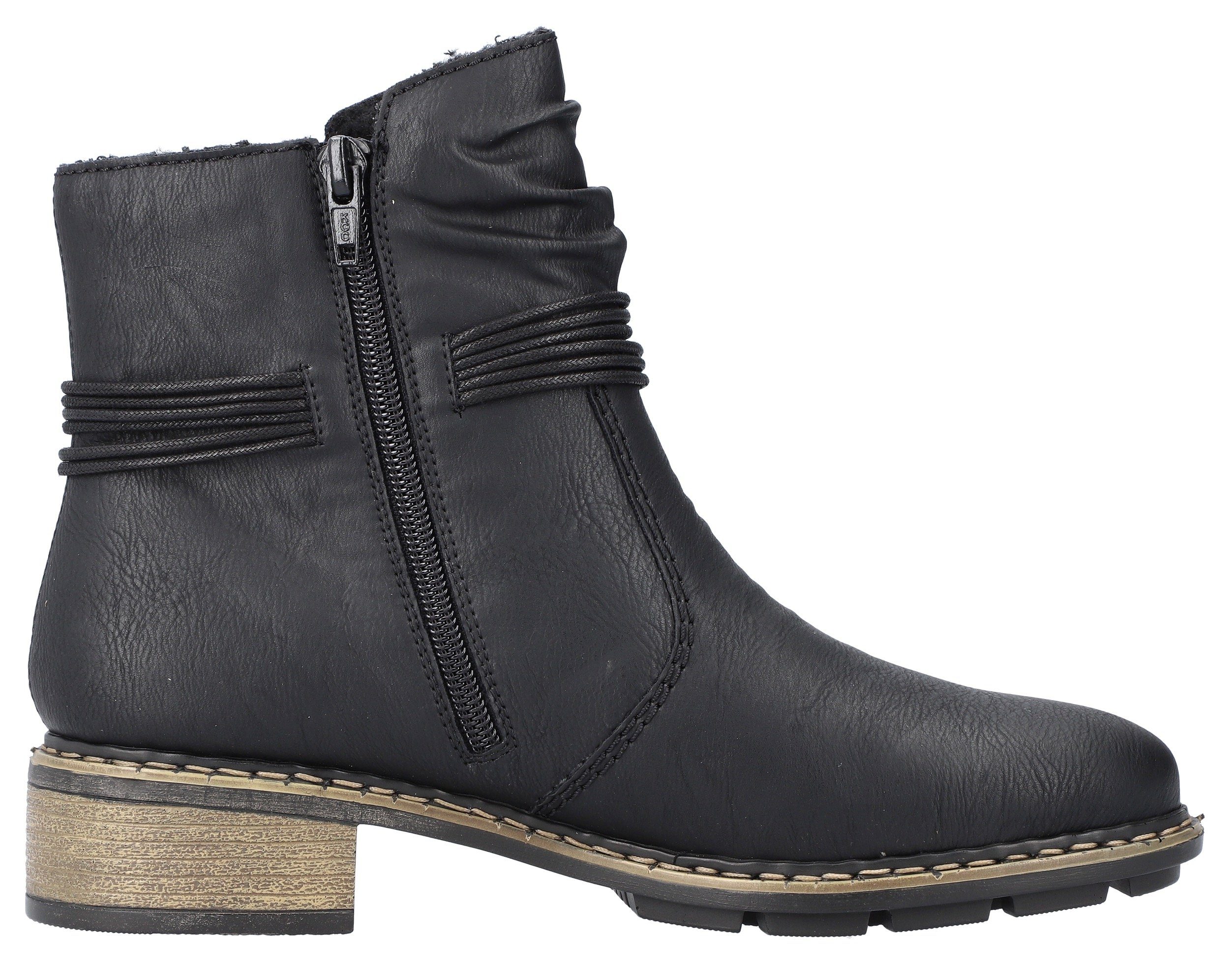 Rieker Winterstiefelette mit Zierkordel und slouchy Schaft