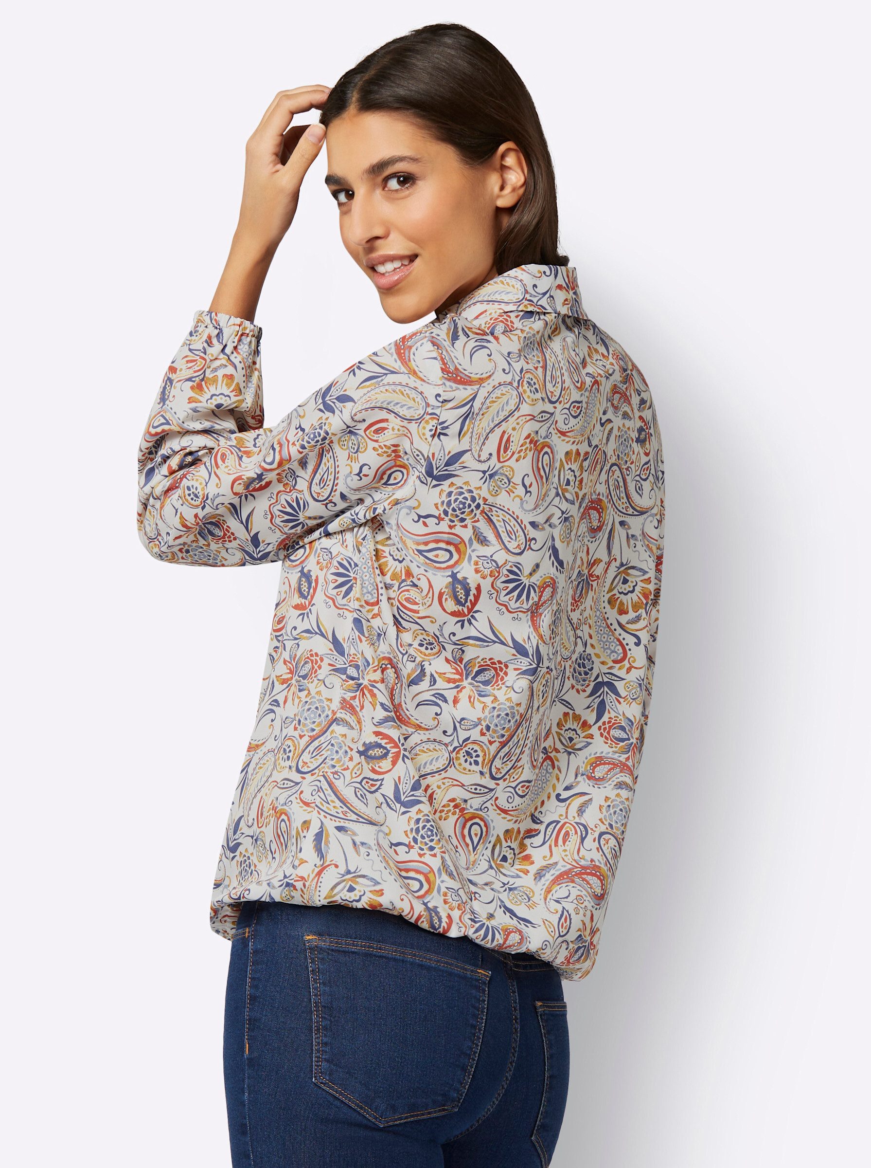 Sieh an! Klassische Bluse Schlupfbluse günstig online kaufen