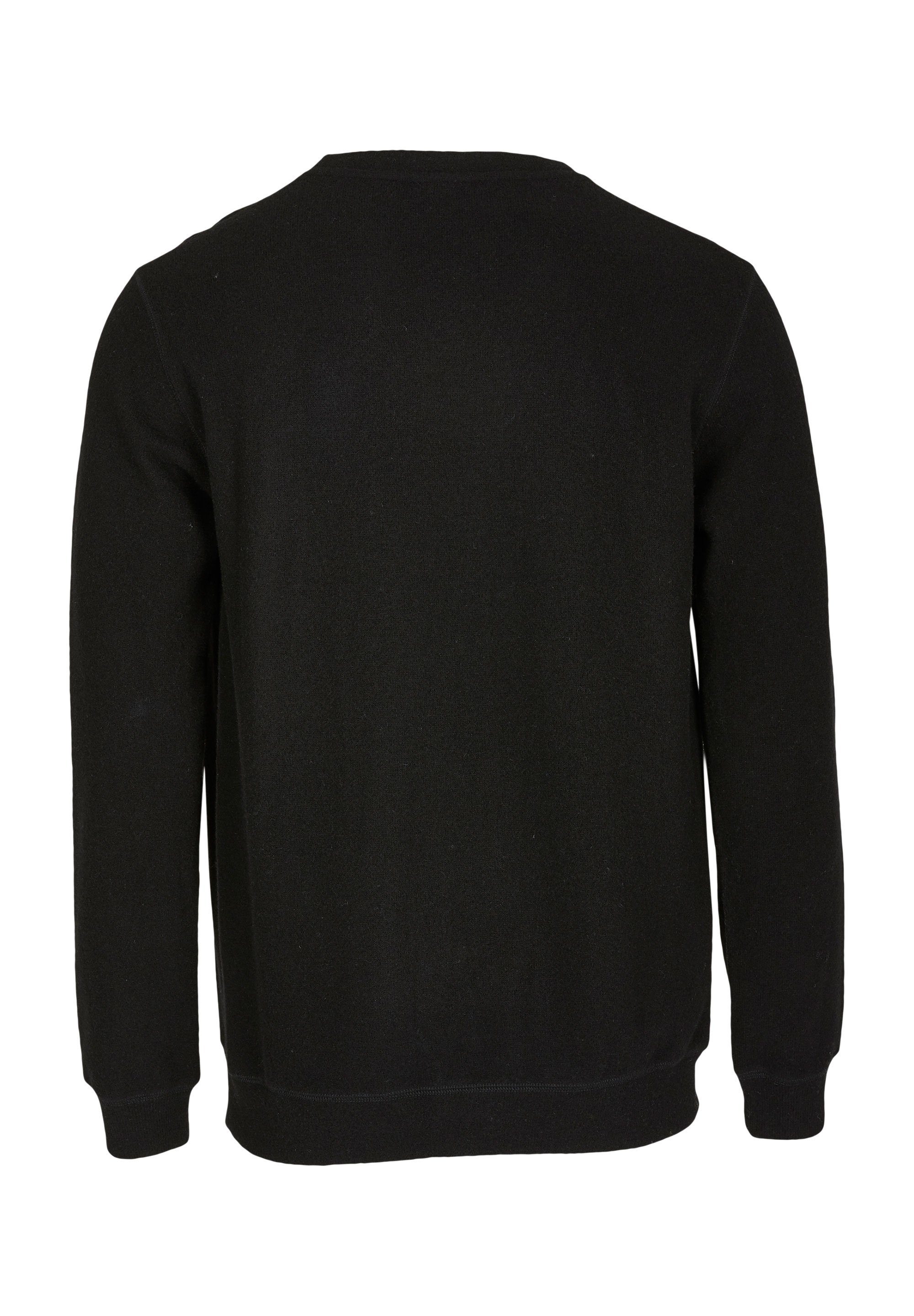 Noitch gebondeter Sweatshirt Cleptomanicx schwarz aus Wolle