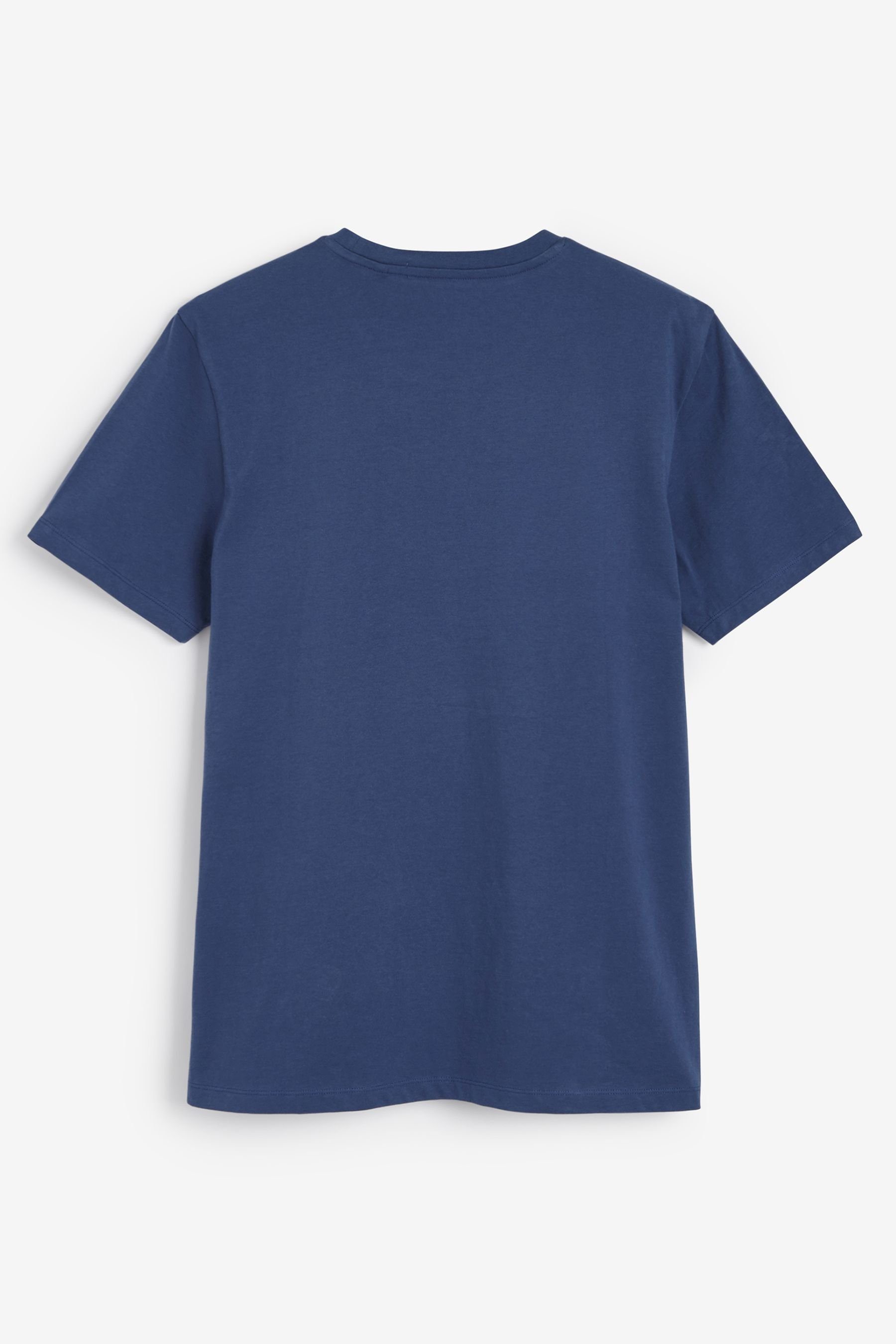 T-Shirt Black/Charcoal Next (7-tlg) Grey/White/Grey Marl/Navy/Blue