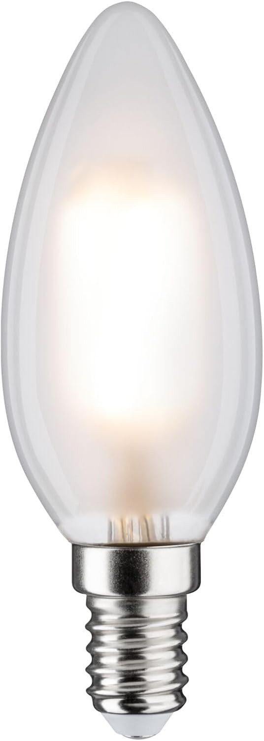 Paulmann LED-Leuchtmittel Paulmann 28613 LED Lampe Filament Kerze 5W Klassik Leuchtmittel dimmba, 1 St., Paulmann LED Filament Kerze, 5W = 40W, E14, 470 lm, matt, dimmbar, 270
