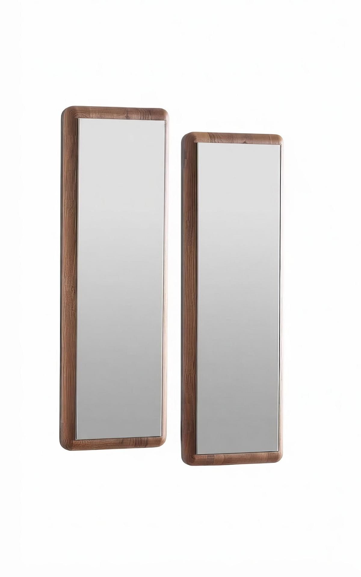 Xlmoebel Wandspiegel Spiegel Modern Braun Holz Edel Luxus Design Wandspiegel Flur (1-tlg)