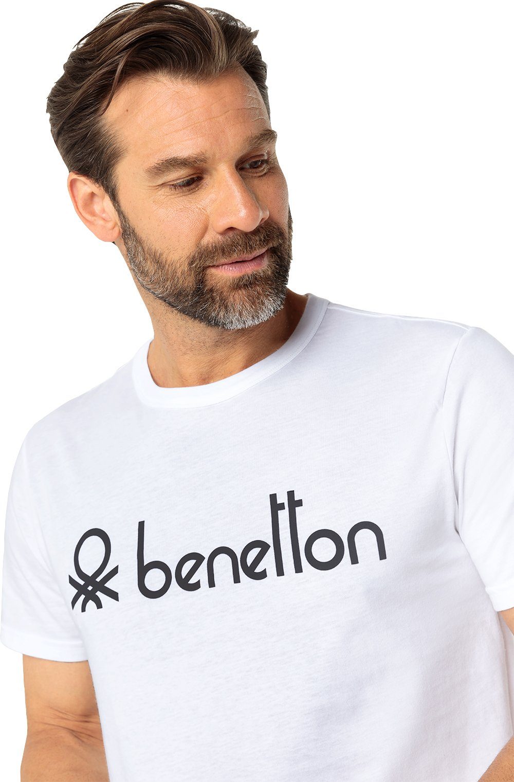 T-Shirt United Baumwolle weiß Colors aus Benetton of