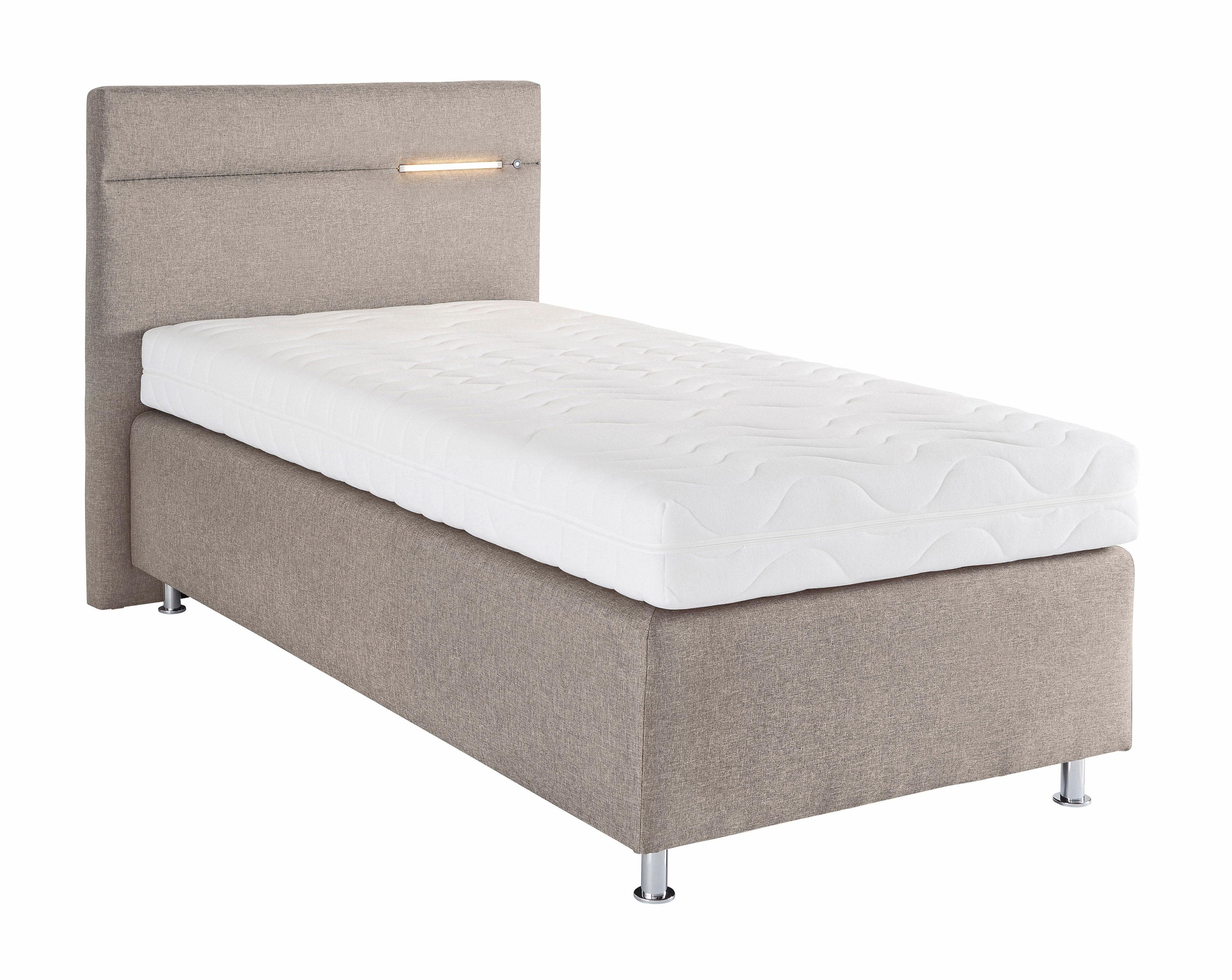 Westfalia Schlafkomfort Boxspringbett wahlweise mit LED-Beleuchtung günstig online kaufen