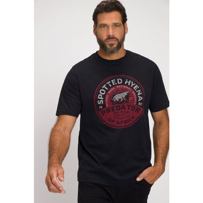 JP1880 Schlafanzug T-Shirt Halbarm Spotted Hyena Print