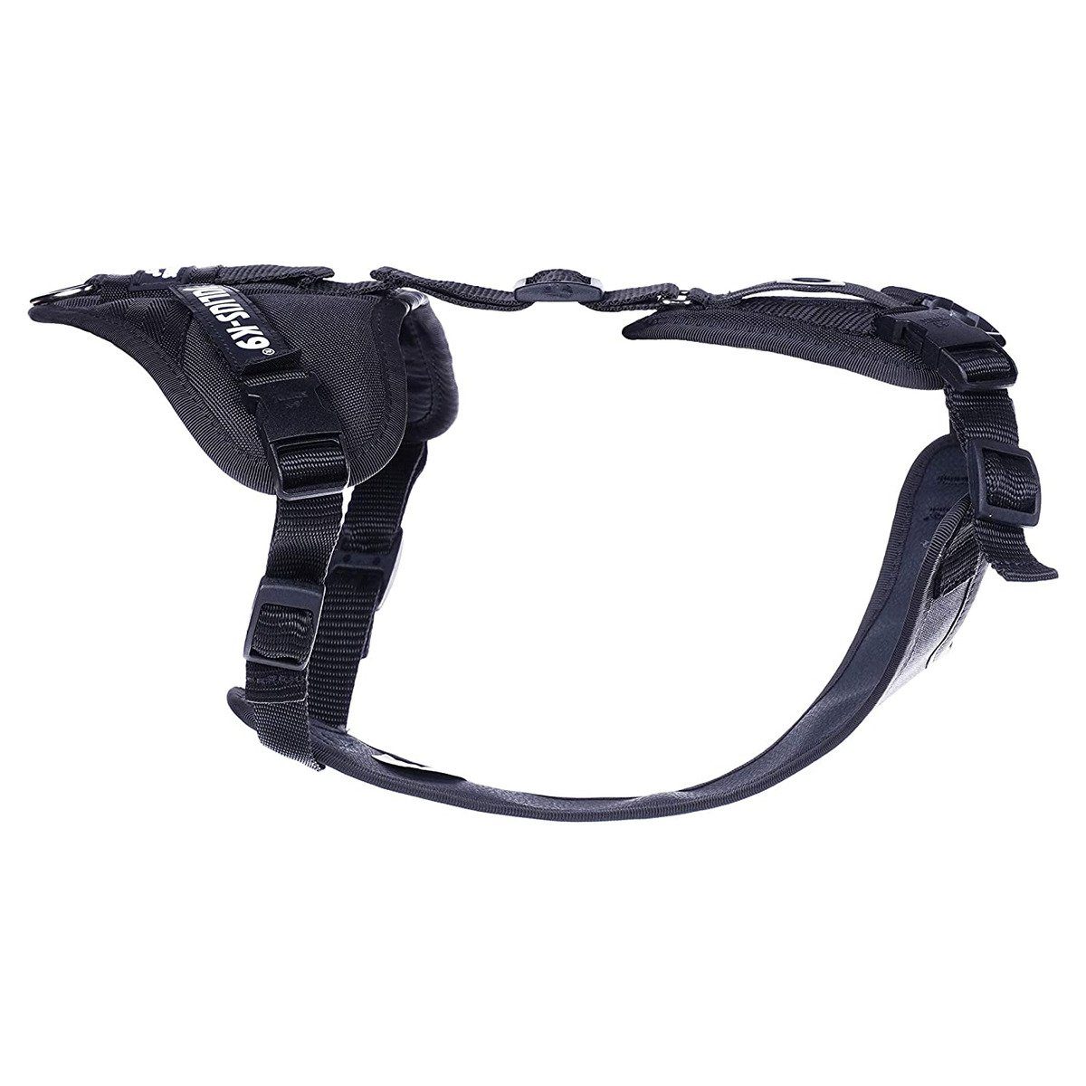 Julius-K9 Hunde-Geschirr Mantrailing Geschirr schwarz