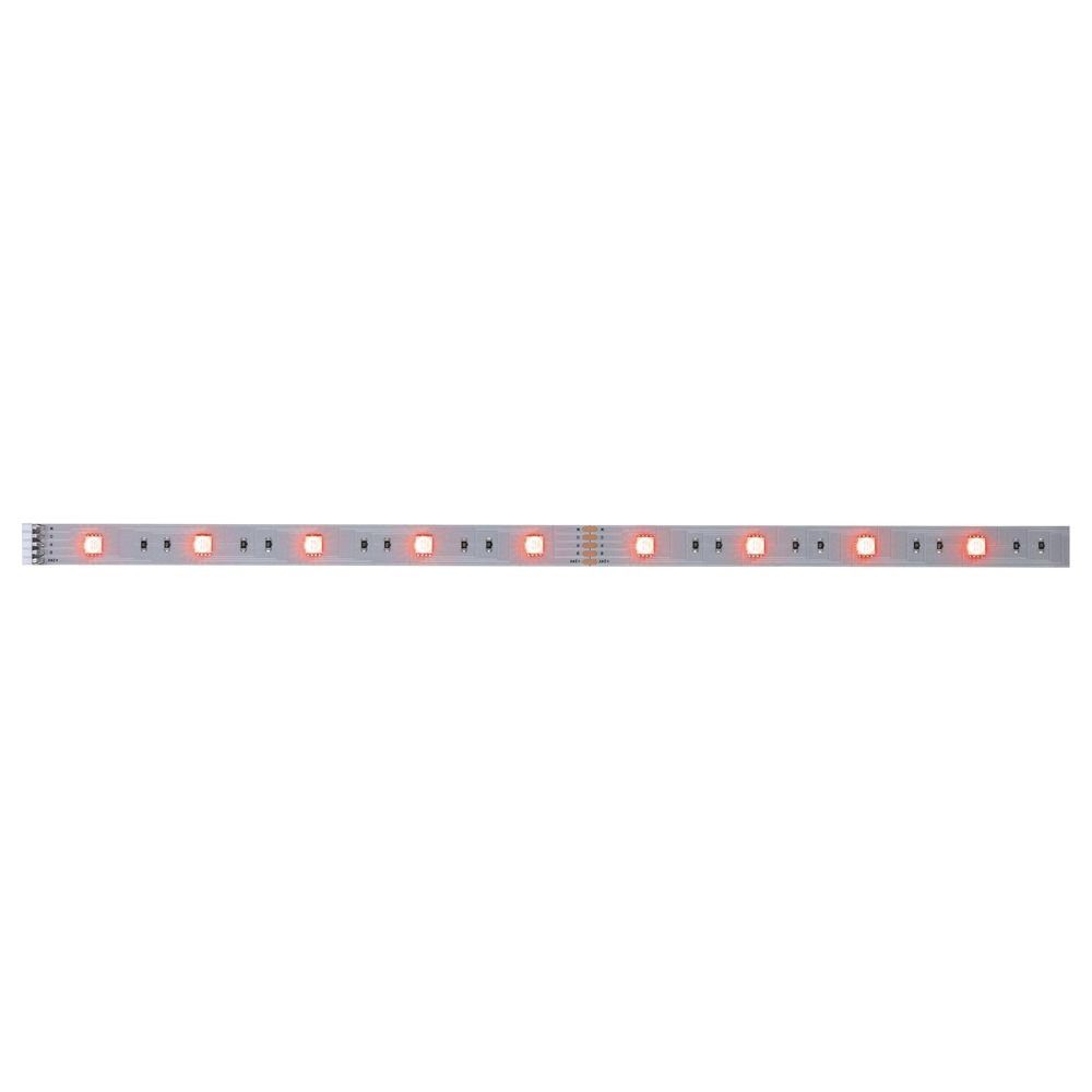 Stripe 1-flammig, 7W 270lm LED Silber LED LED Strip Streifen in 1000mm, Paulmann MaxLED RGBW