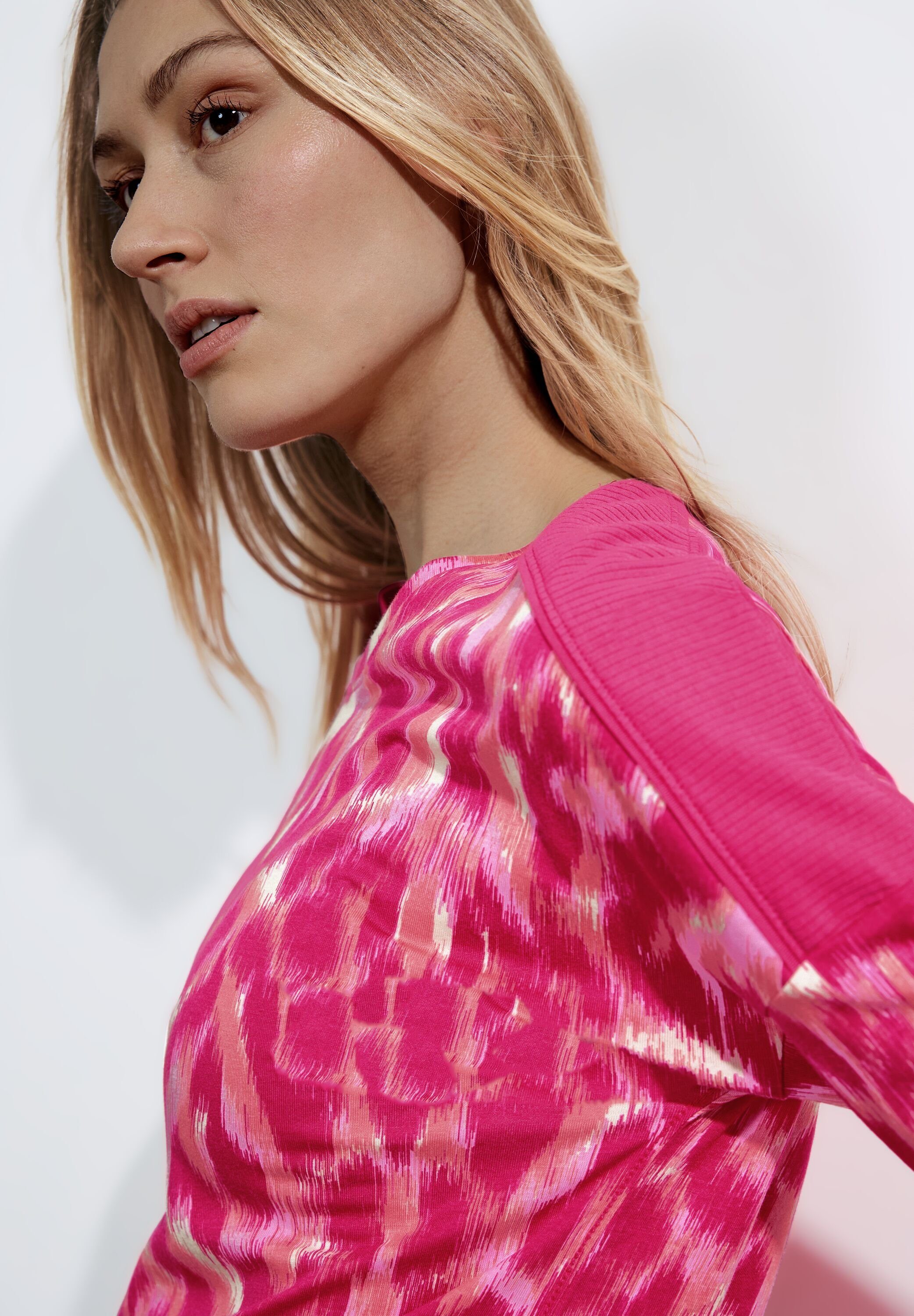 CECIL 3/4-Arm-Shirt mit allover Print