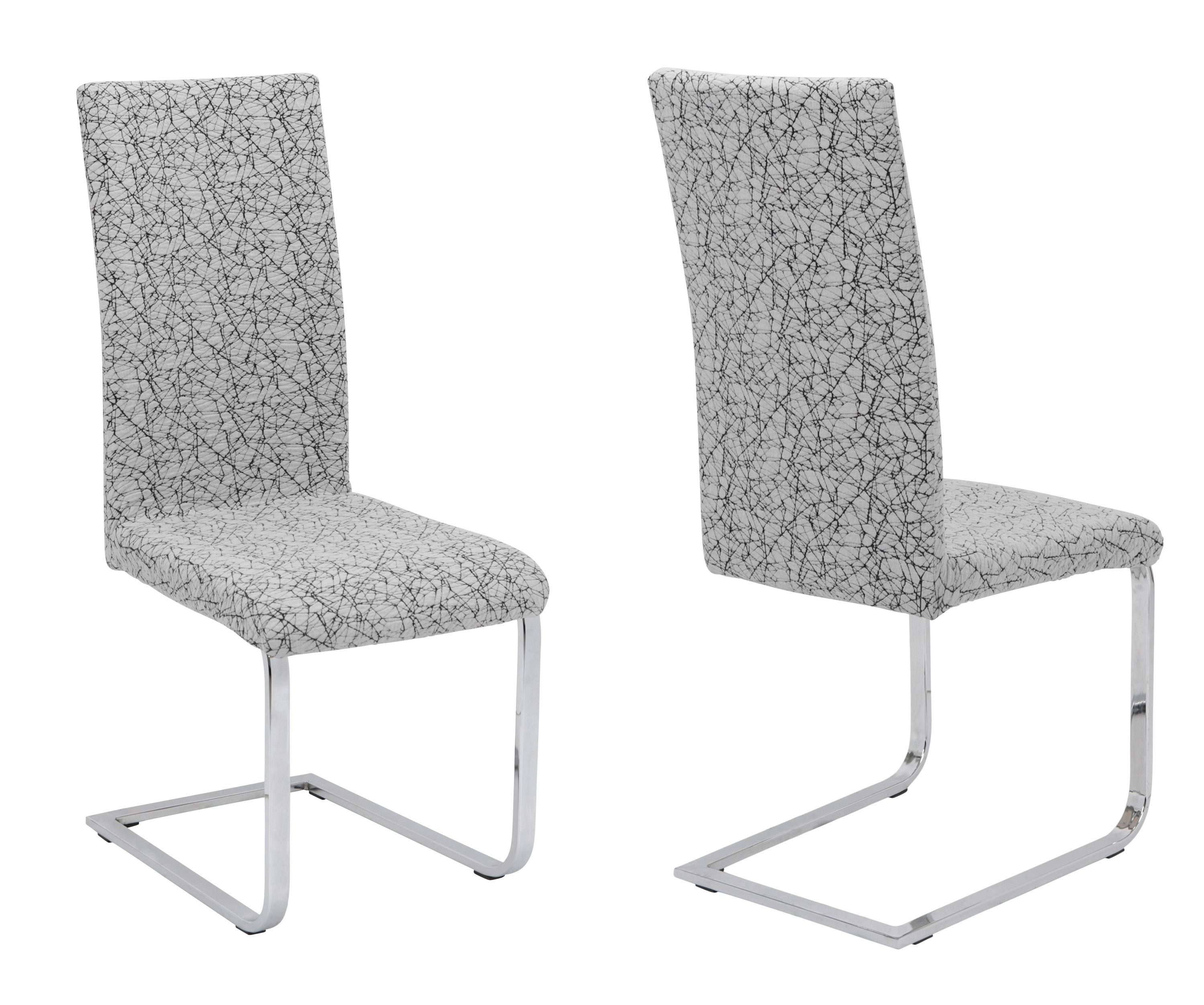 Beautex Stuhlhusse Universal Stretch Stuhlhussen, elastische Husse Bi-Elastic, Marmor