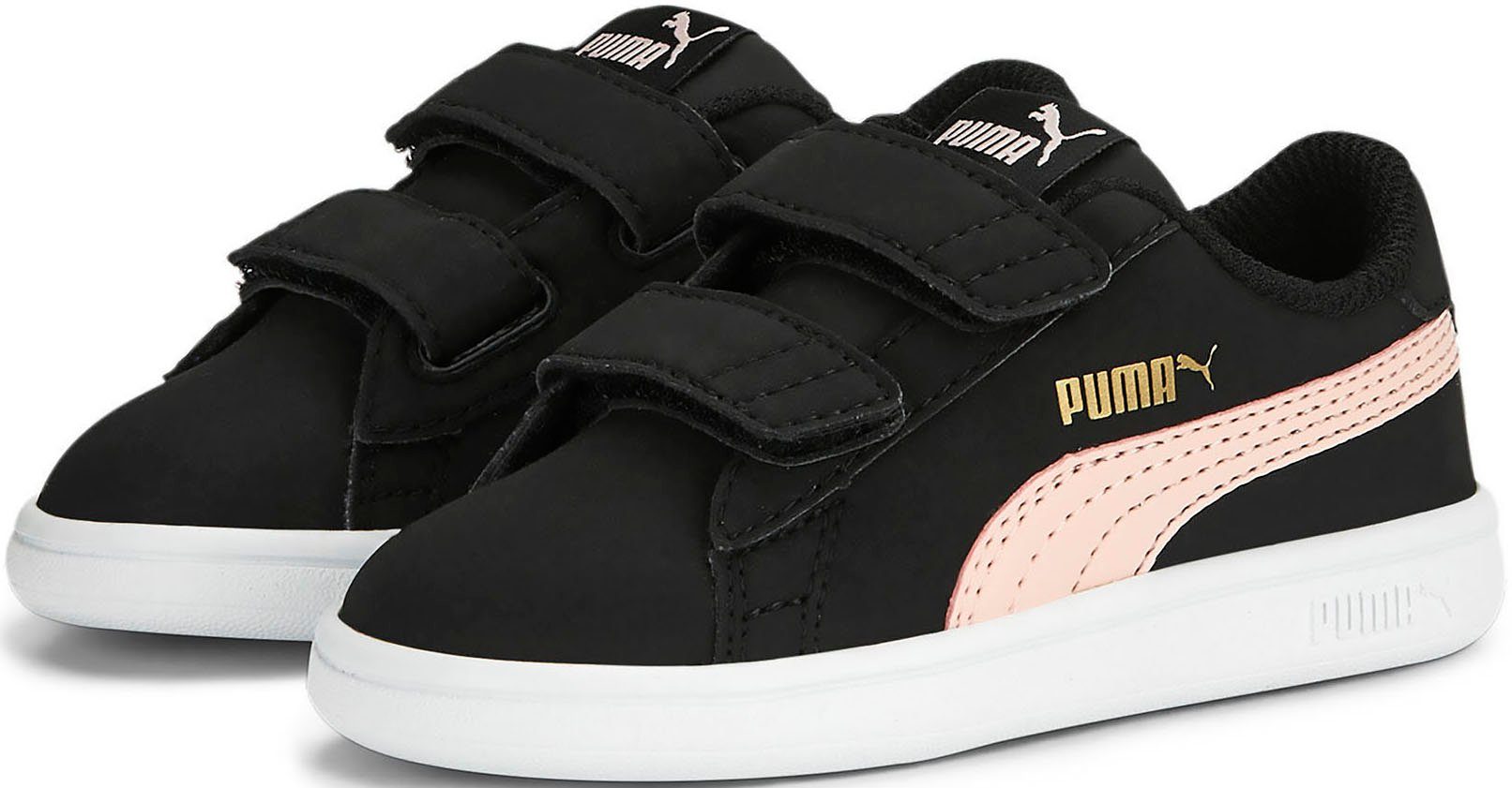 PUMA Puma Smash v2 Buck V Inf Sneaker mit Klettverschluss schwarz