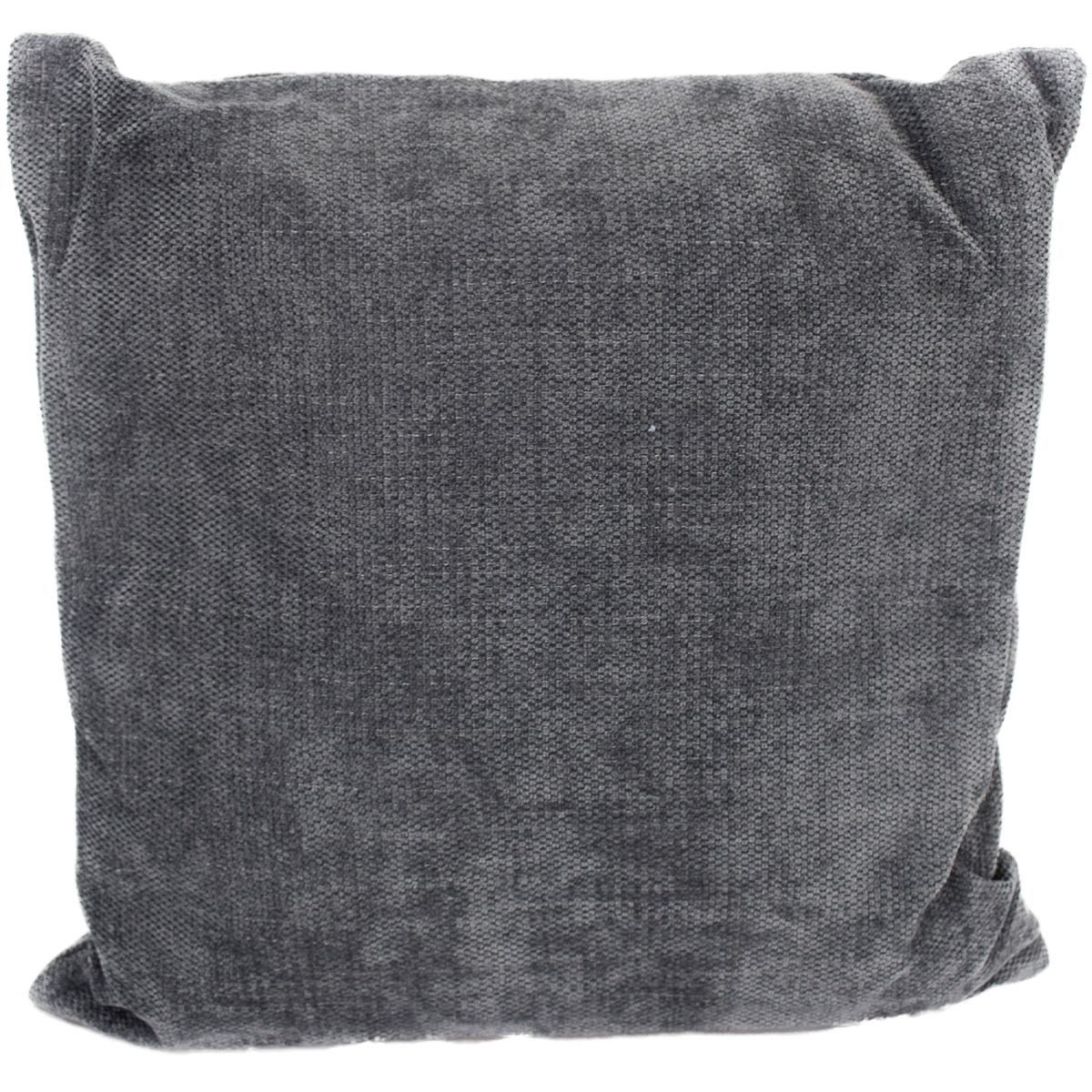 Marabellas Shop Dekokissen Couchkissen Chenille 45 x 45 cm einfarbig mit Reißverschluss, grobe Struktur