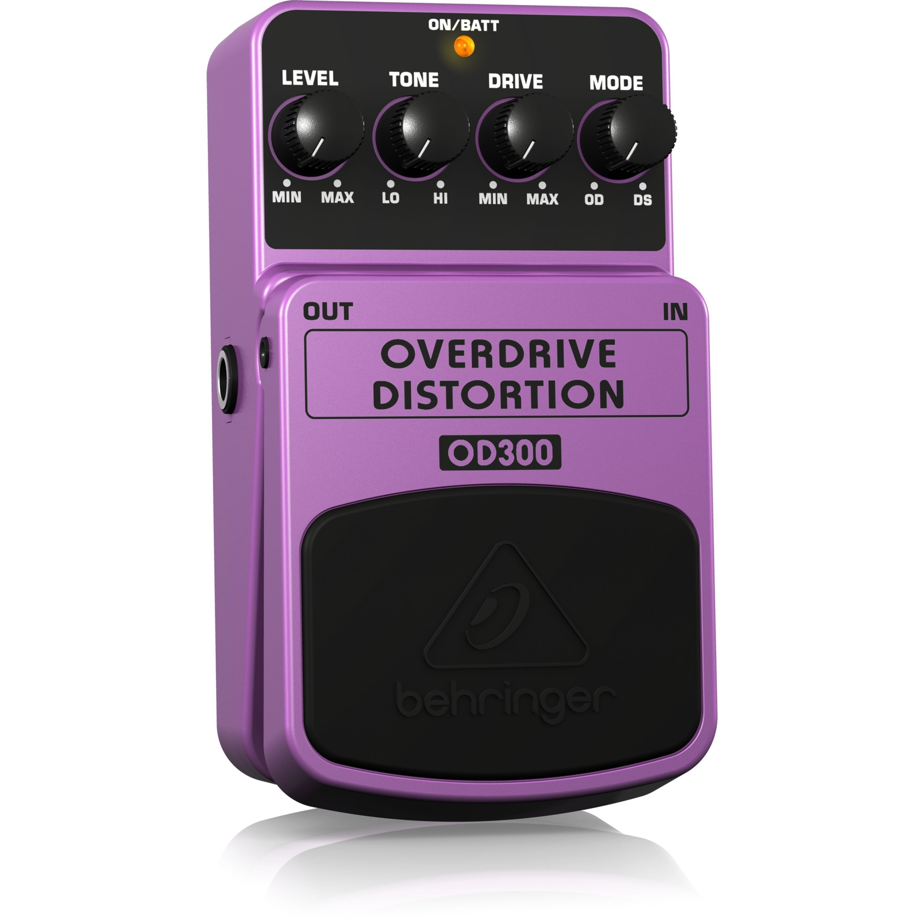 Behringer Musikinstrumentenpedal, (Effekte, Verzerrer), OD300 Overdrive/Distortion - Verzerrer für Gitarren