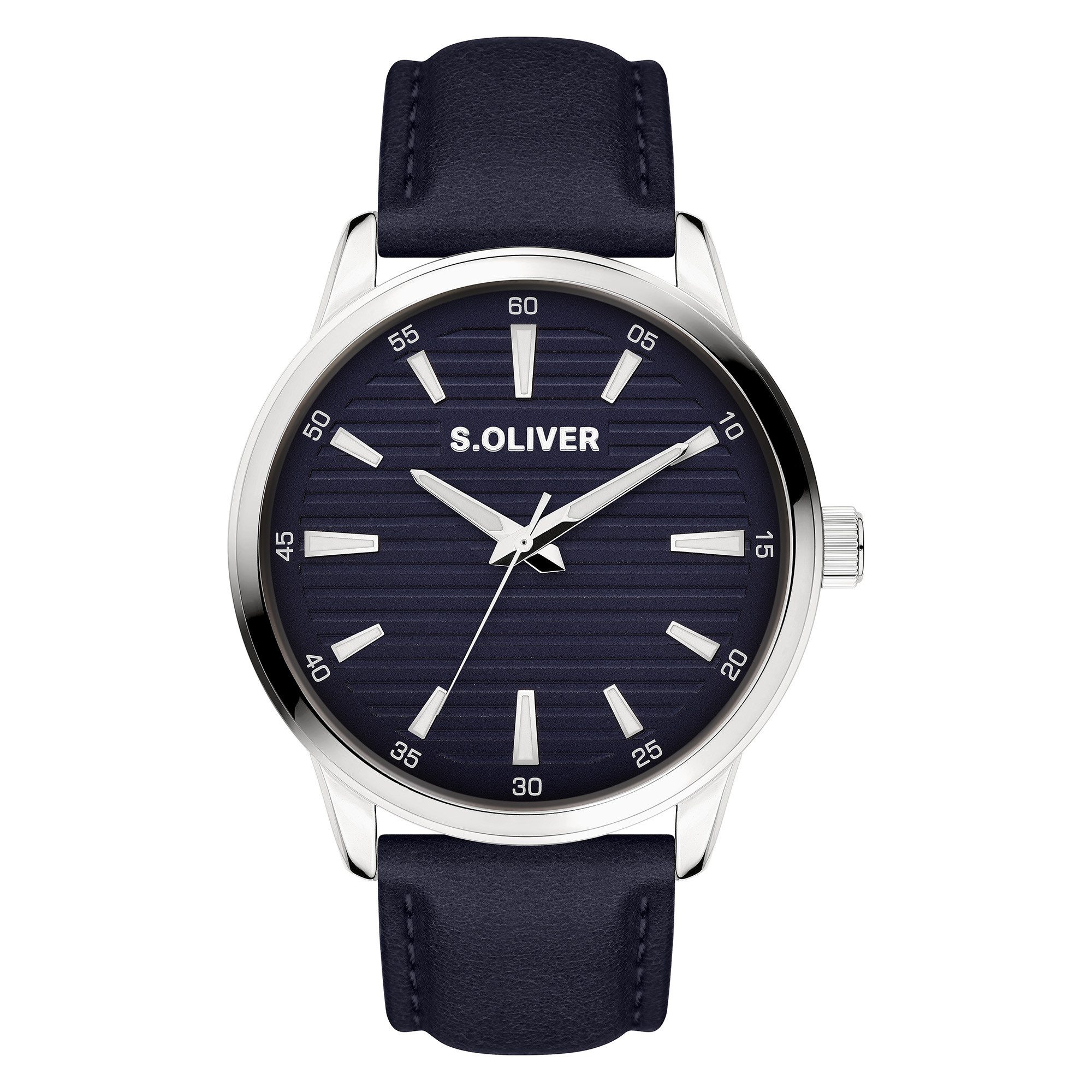 s.Oliver Quarzuhr Kunstleder