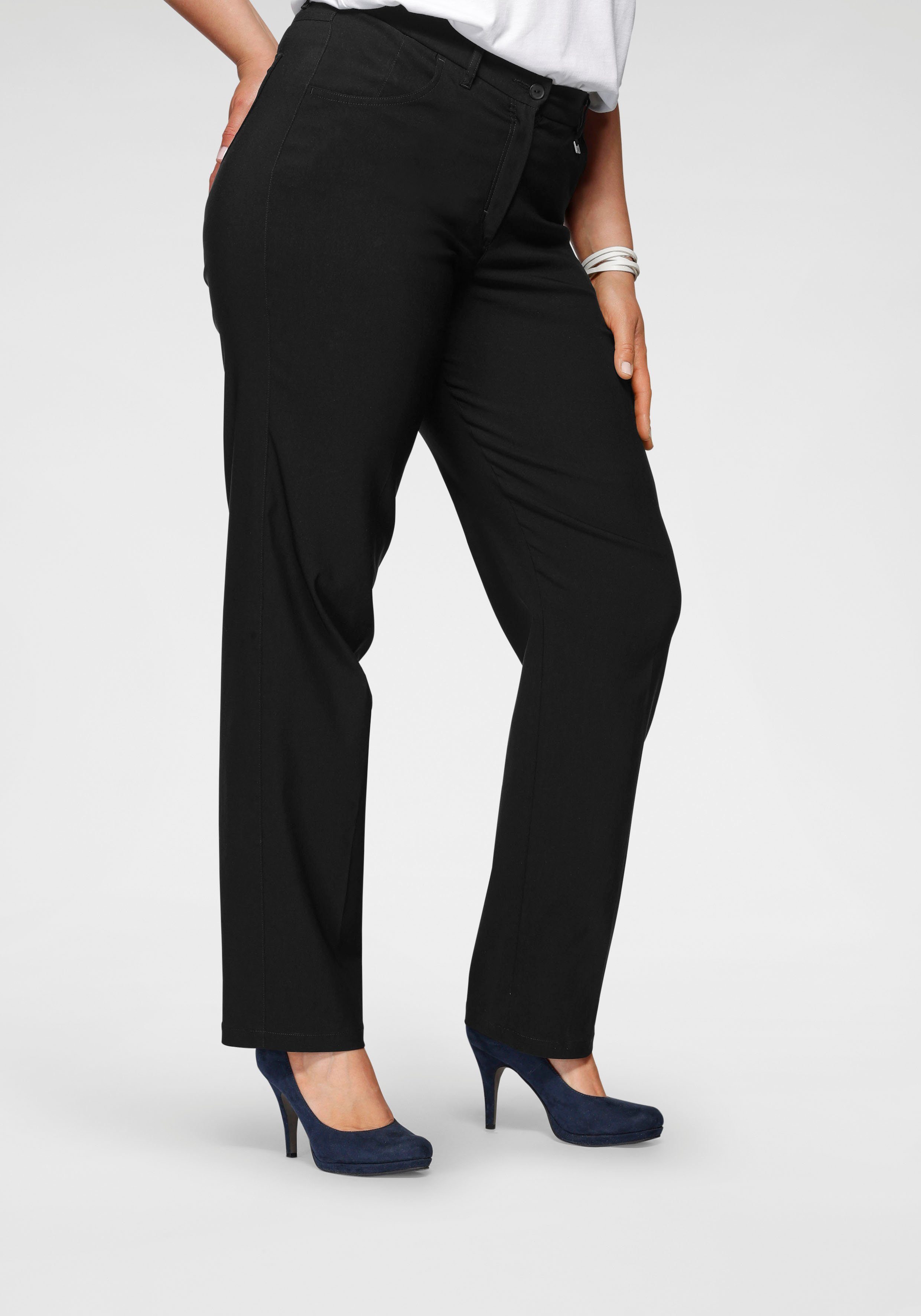KjBRAND Stretch-Hose Babsie Bengaline: Bequemer Oberschenkel günstig online kaufen