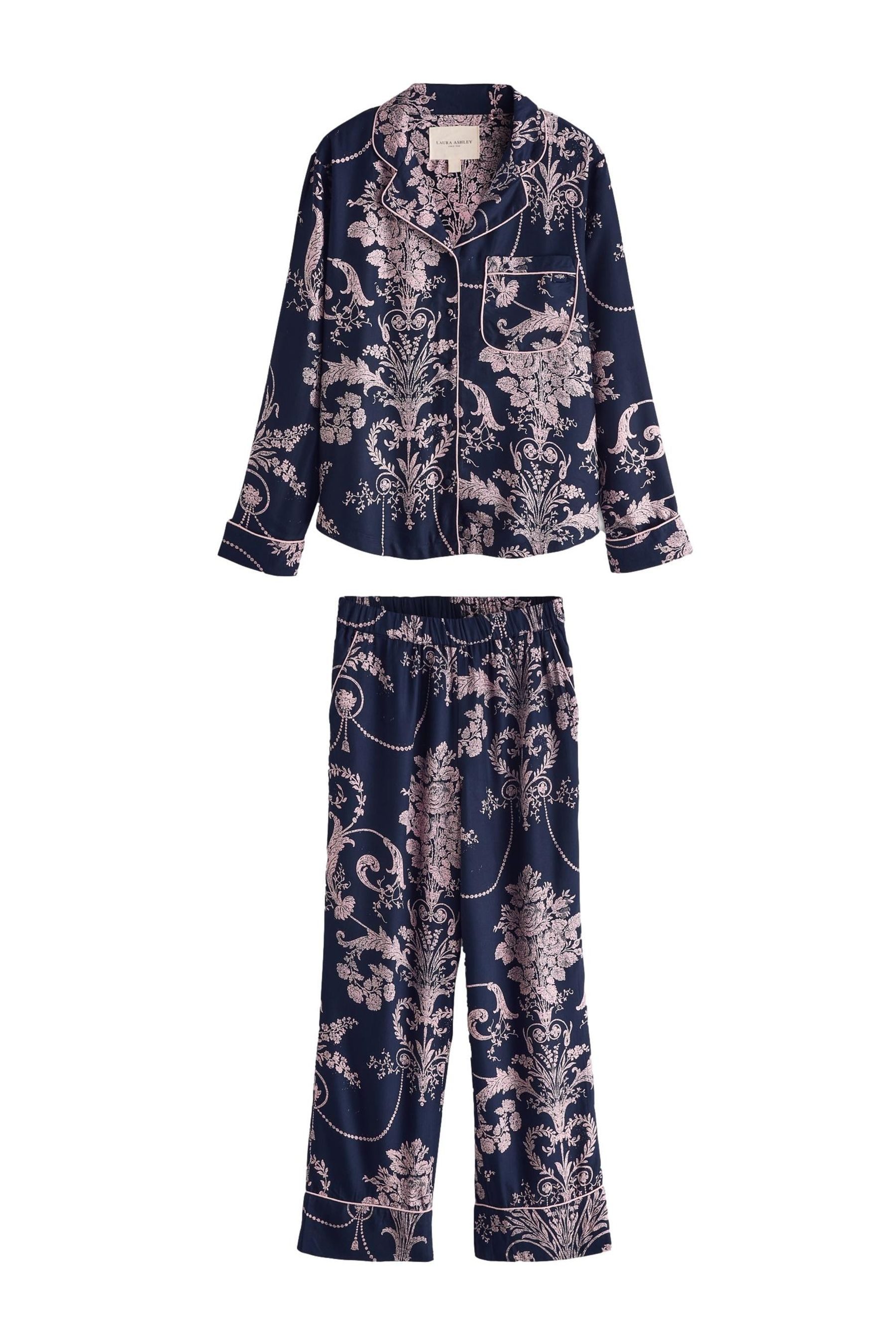 LAURA ASHLEY Pyjama Laura Ashley Josette Pyjama mit Knopfleiste (2 tlg)