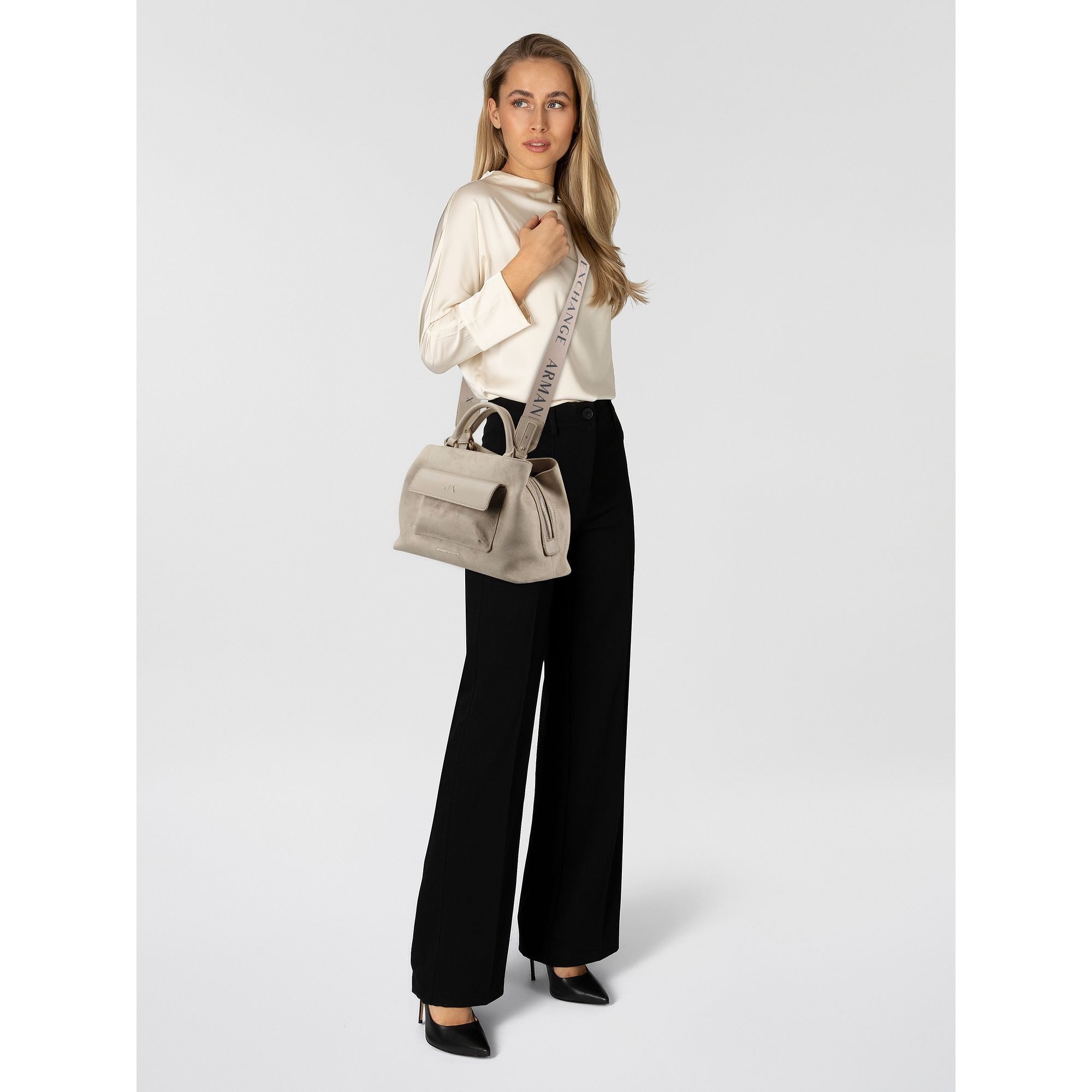 ARMANI EXCHANGE Henkeltasche Nicole, Polyurethan günstig online kaufen