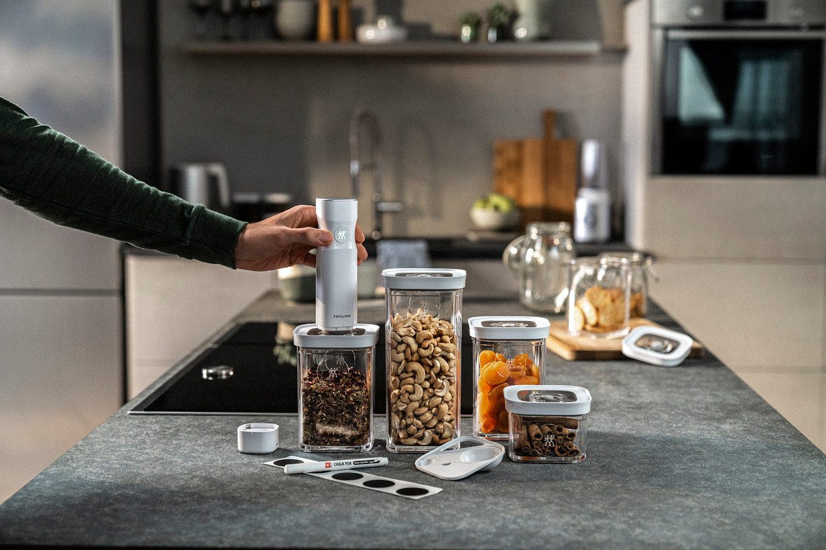 Zwilling Vakuumbehälter CUBE, Kunststoff, (Set, 6-tlg), modulare, stapelbare Aufbewahrungsboxen