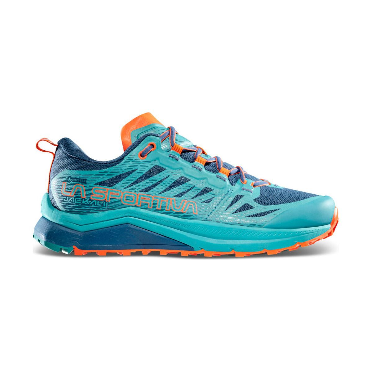 La Sportiva Jackal II Woman GTX Outdoorschuh Wasserdichte Damen-Laufschuhe mit exzellenter Dämpfung für