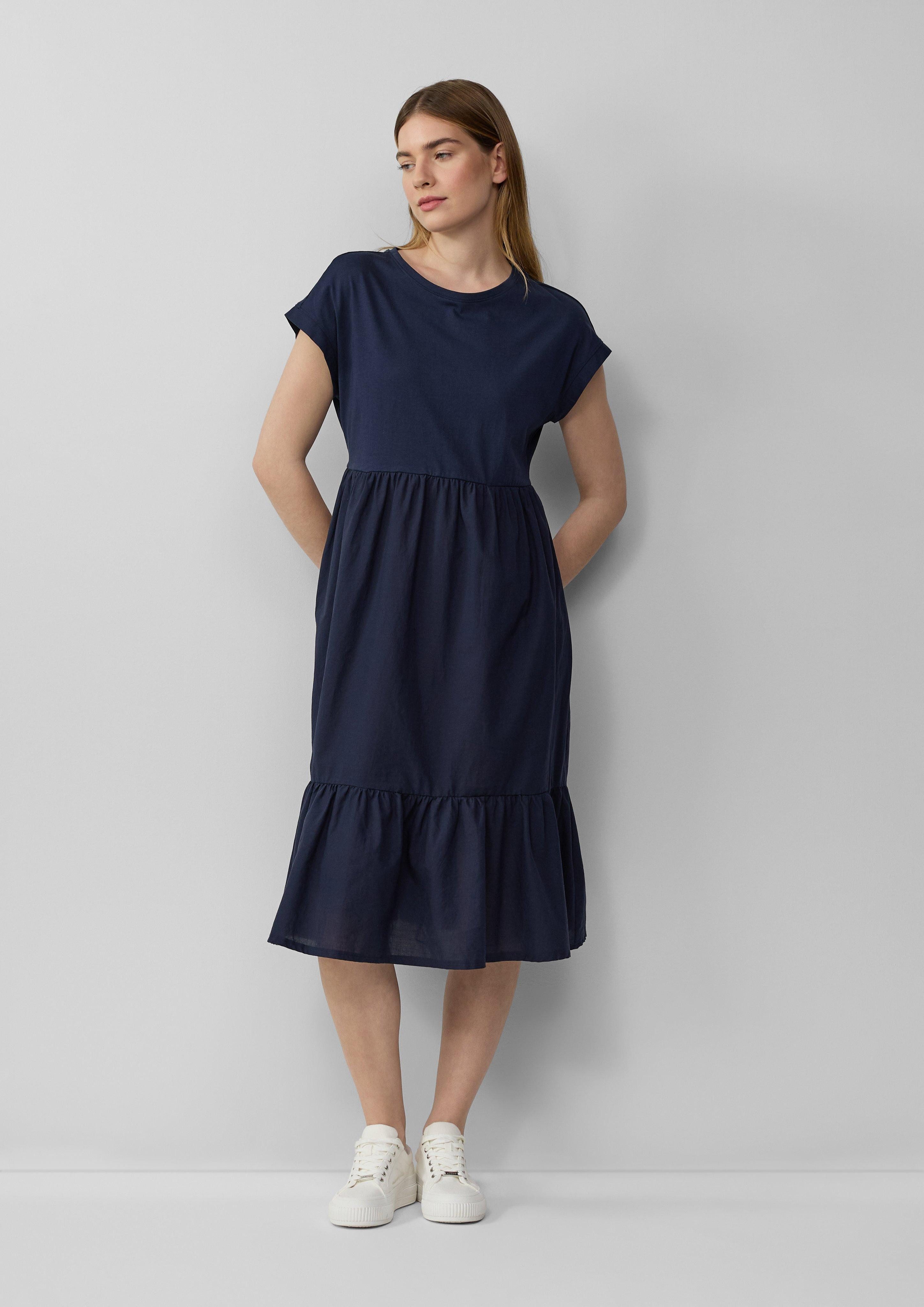 s.Oliver Maxikleid Stufenkleid im Relaxed Fit günstig online kaufen