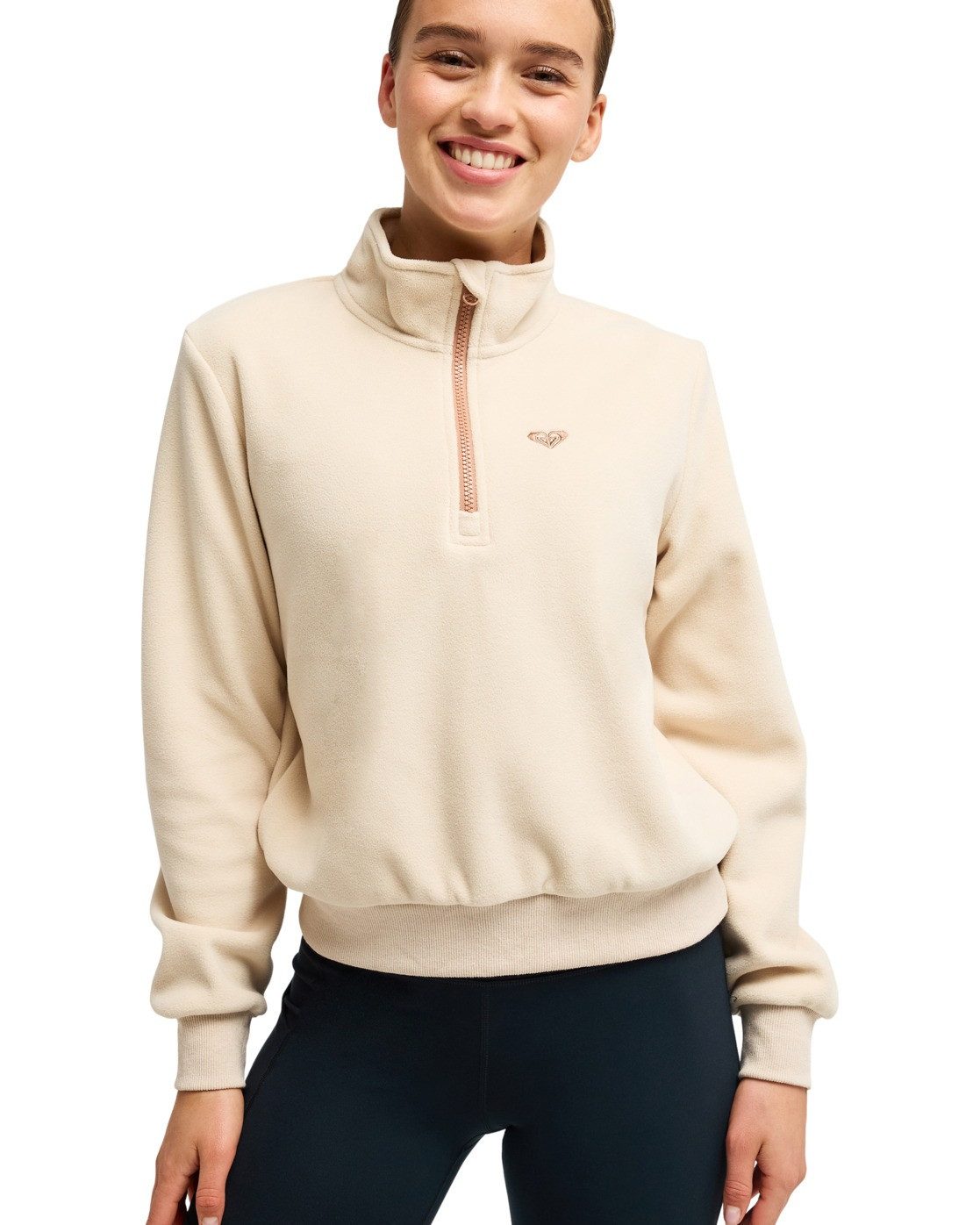 Roxy Fleecepullover Waves Of Warmth Half Zip