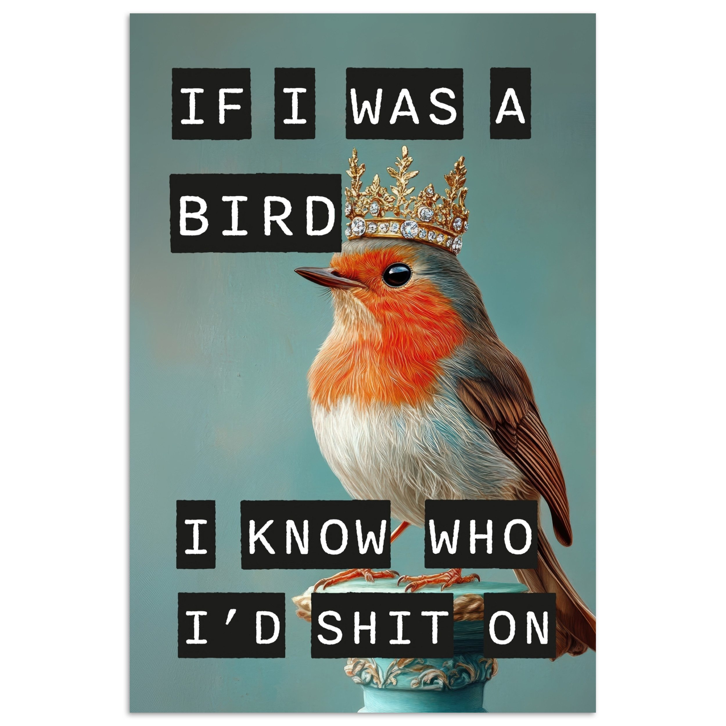 Text - Vogel - Grün