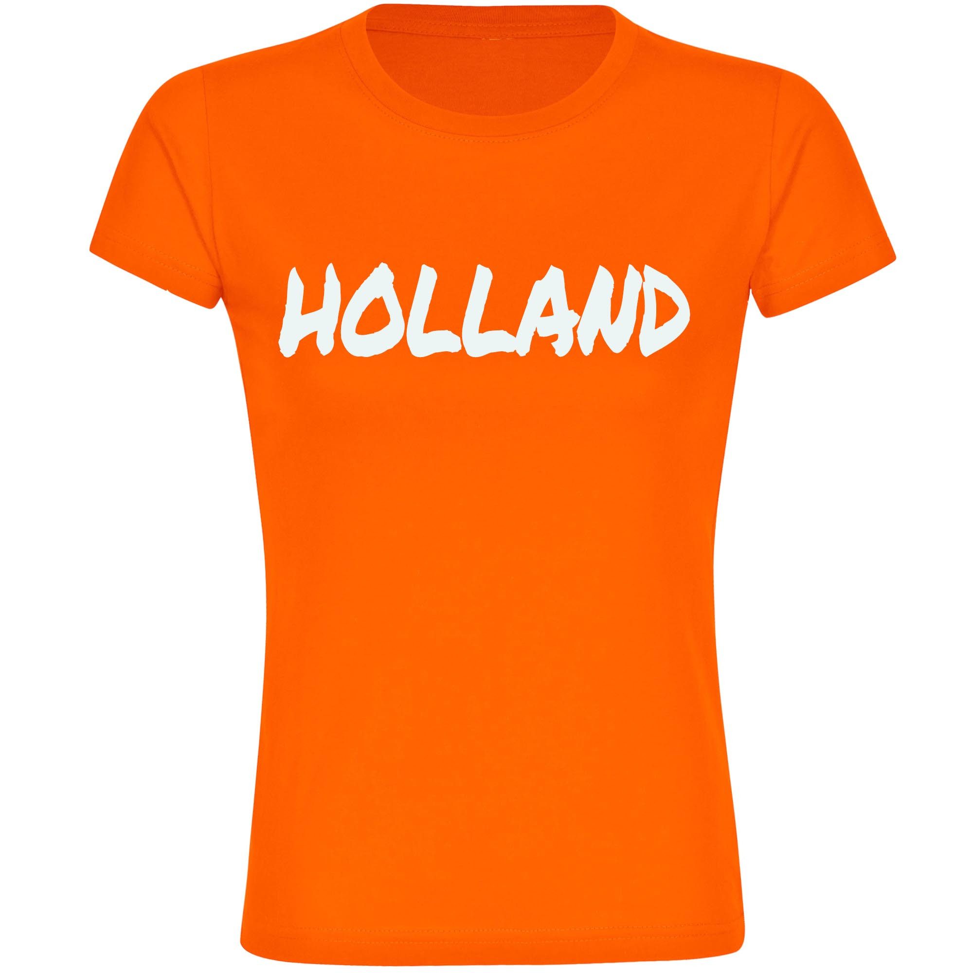 multifanshop T-Shirt Damen Holland - Textmarker - Frauen