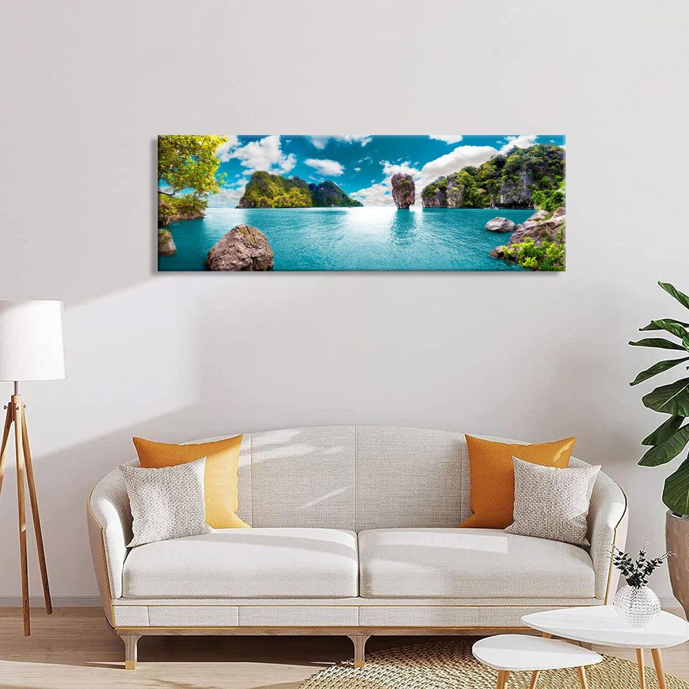 Visario Leinwandbild 1-teiliges Bild auf Leinwand fertig gerahmt Maße 120 x günstig online kaufen
