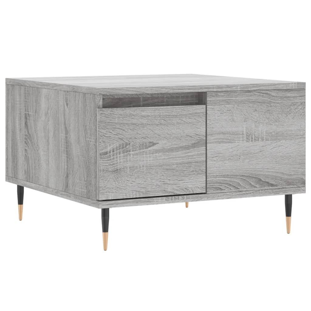 Couchtisch vidaXL | Sonoma Sonoma (1-St) Grau Sonoma Grau Grau 55x55x36,5 Couchtisch Holzwerkstoff cm