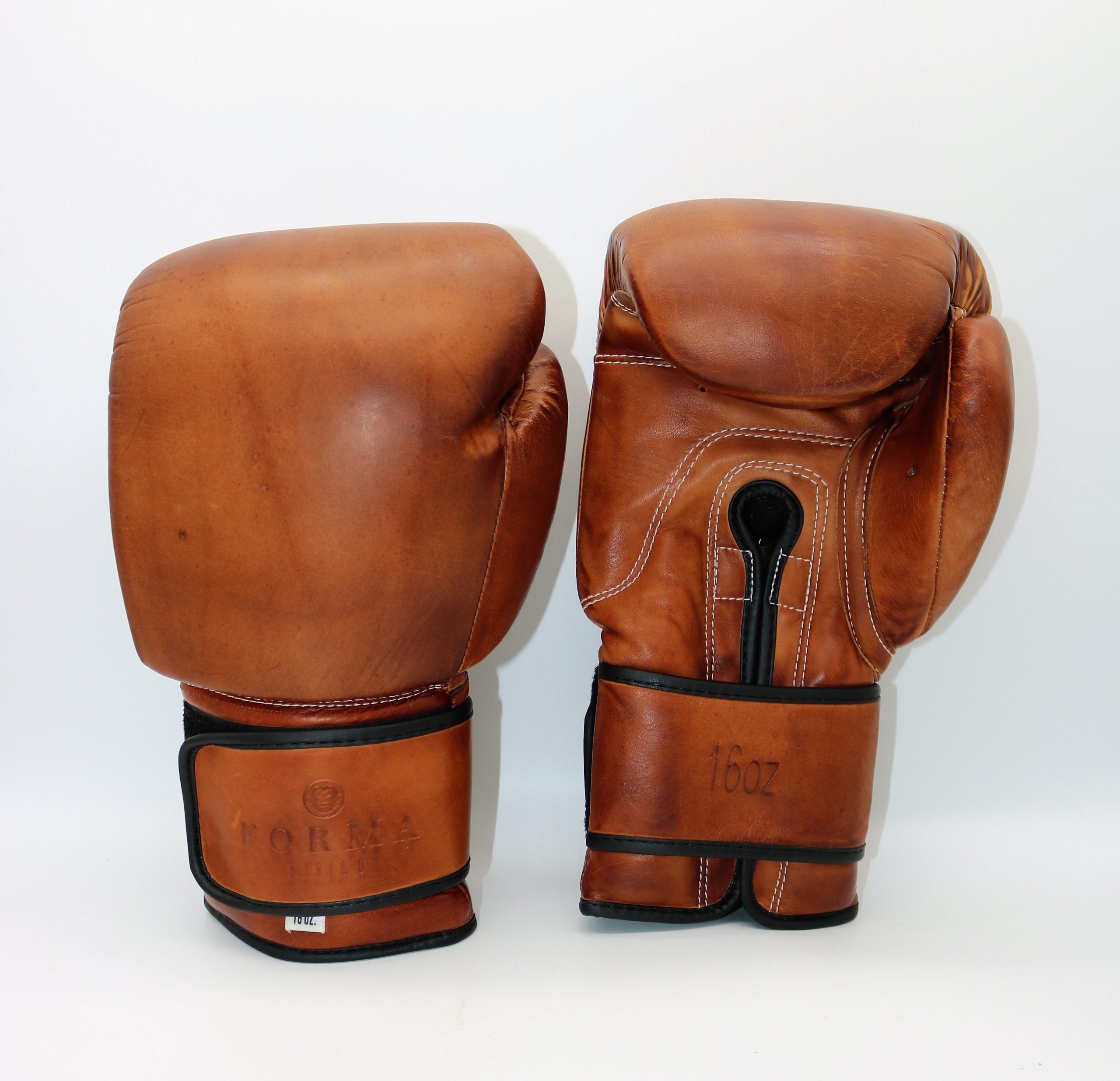 Boxhandschuhe breiter Forma BG Fisico Vintage Premium, Klettverschluss